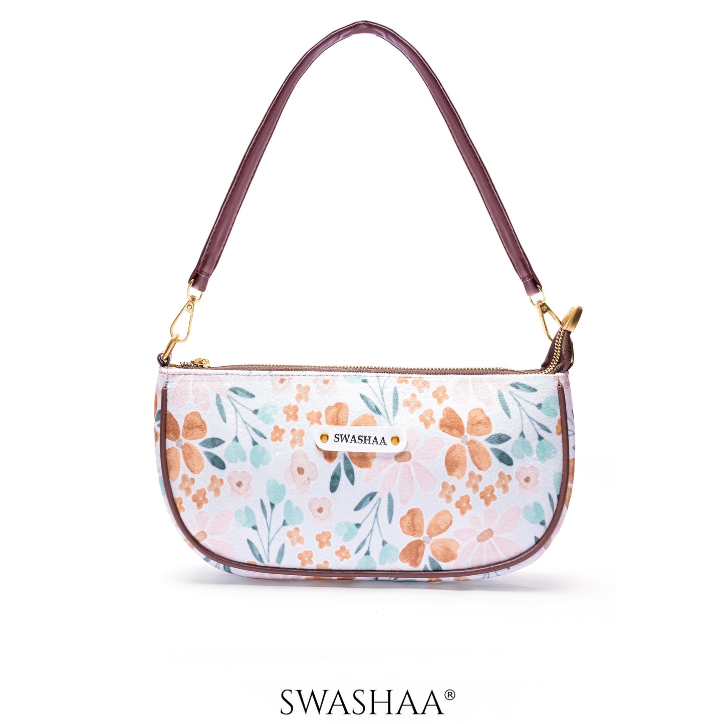 Aster Petal Swinger Bag Aster Petal Print