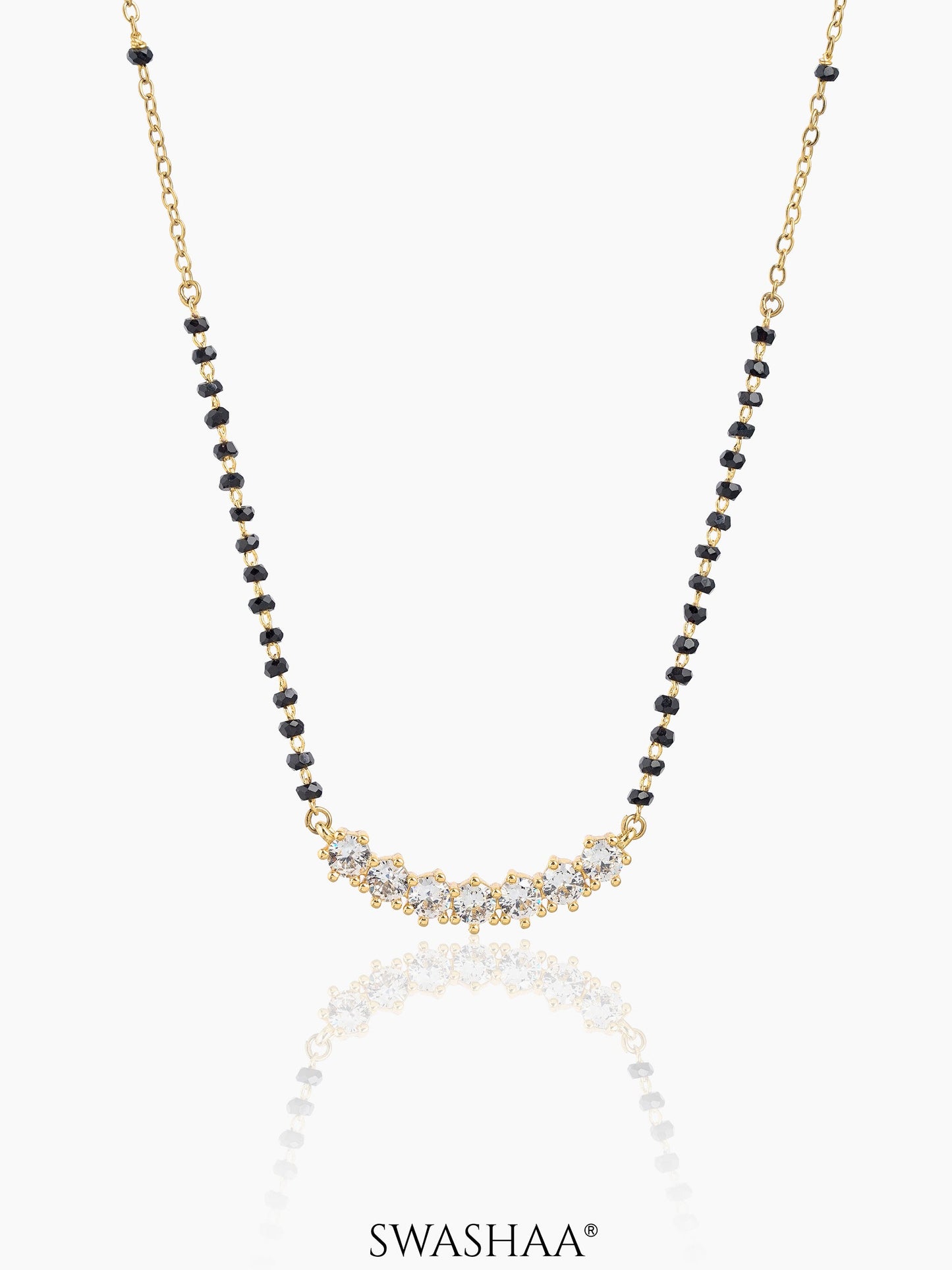 Aarna Diamond Mangalsutra 14K Gold Plated