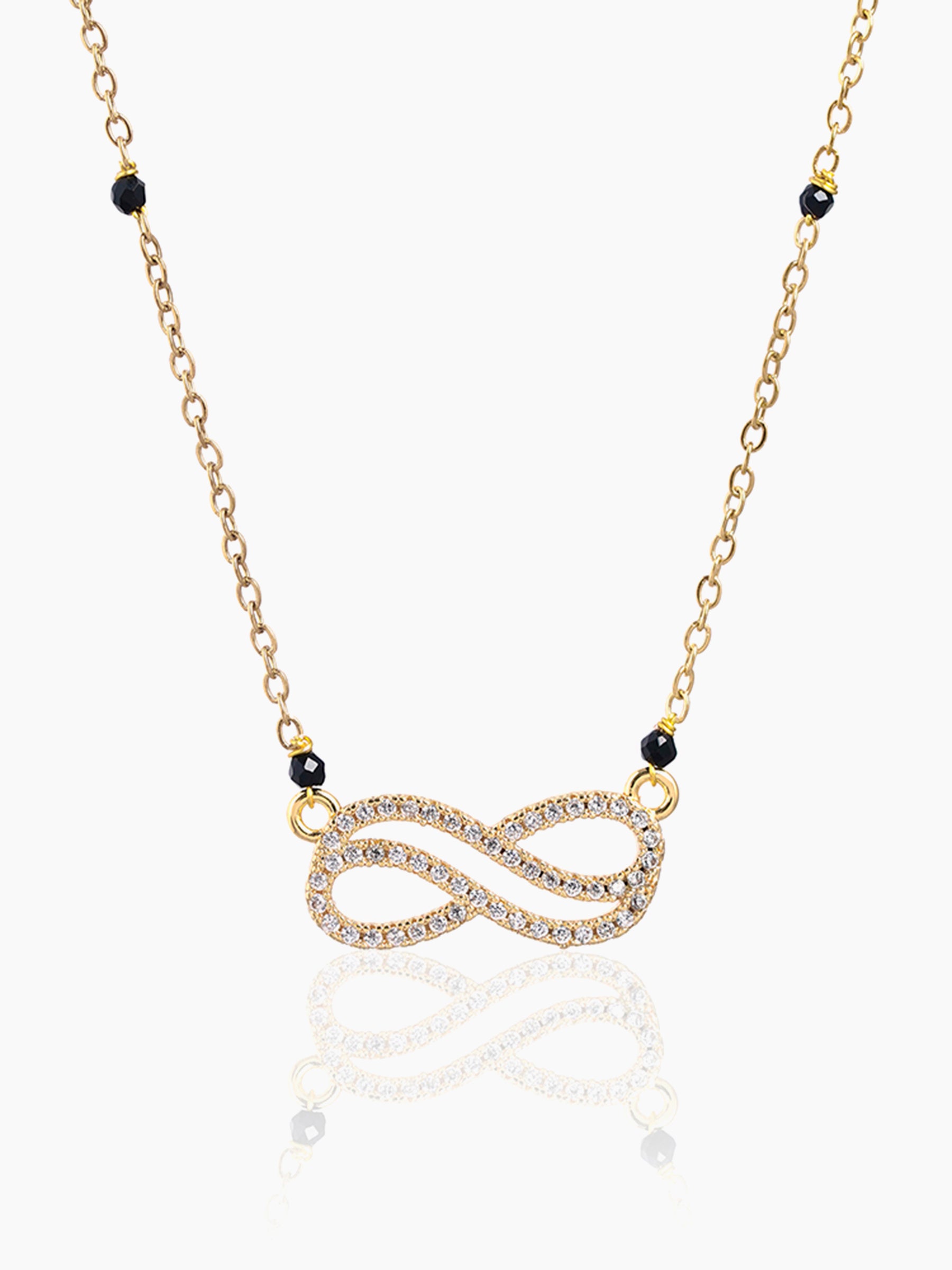 Aavya Infinity 18K Gold Plated Mangalsutra Gold