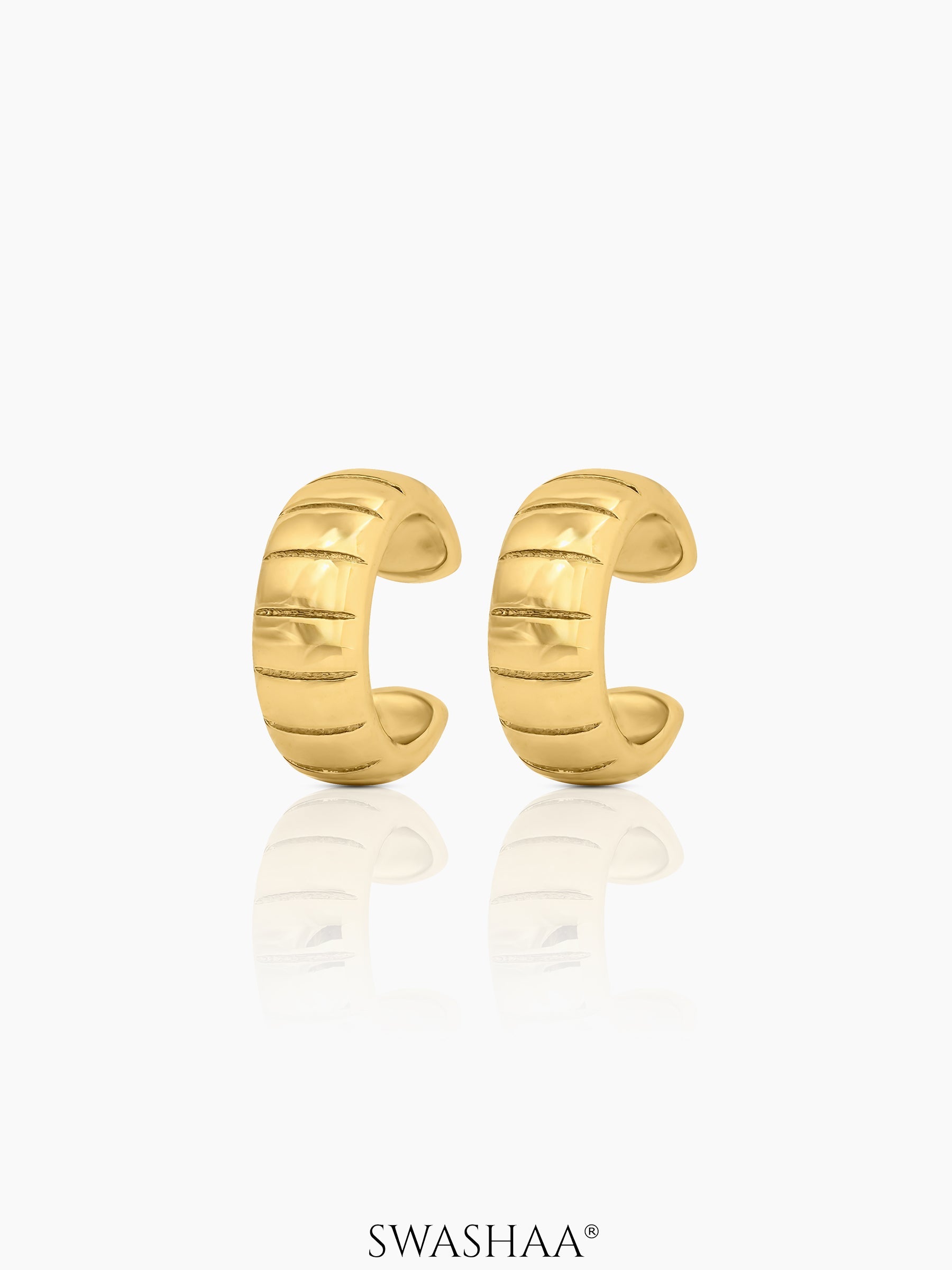 Abby Ribbed Ear Cuffs