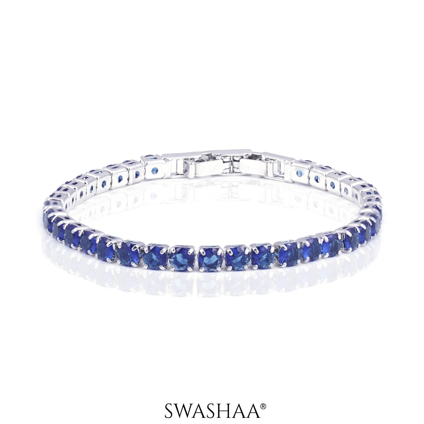 Orion Diamond Women's Bracelet Blue Silver