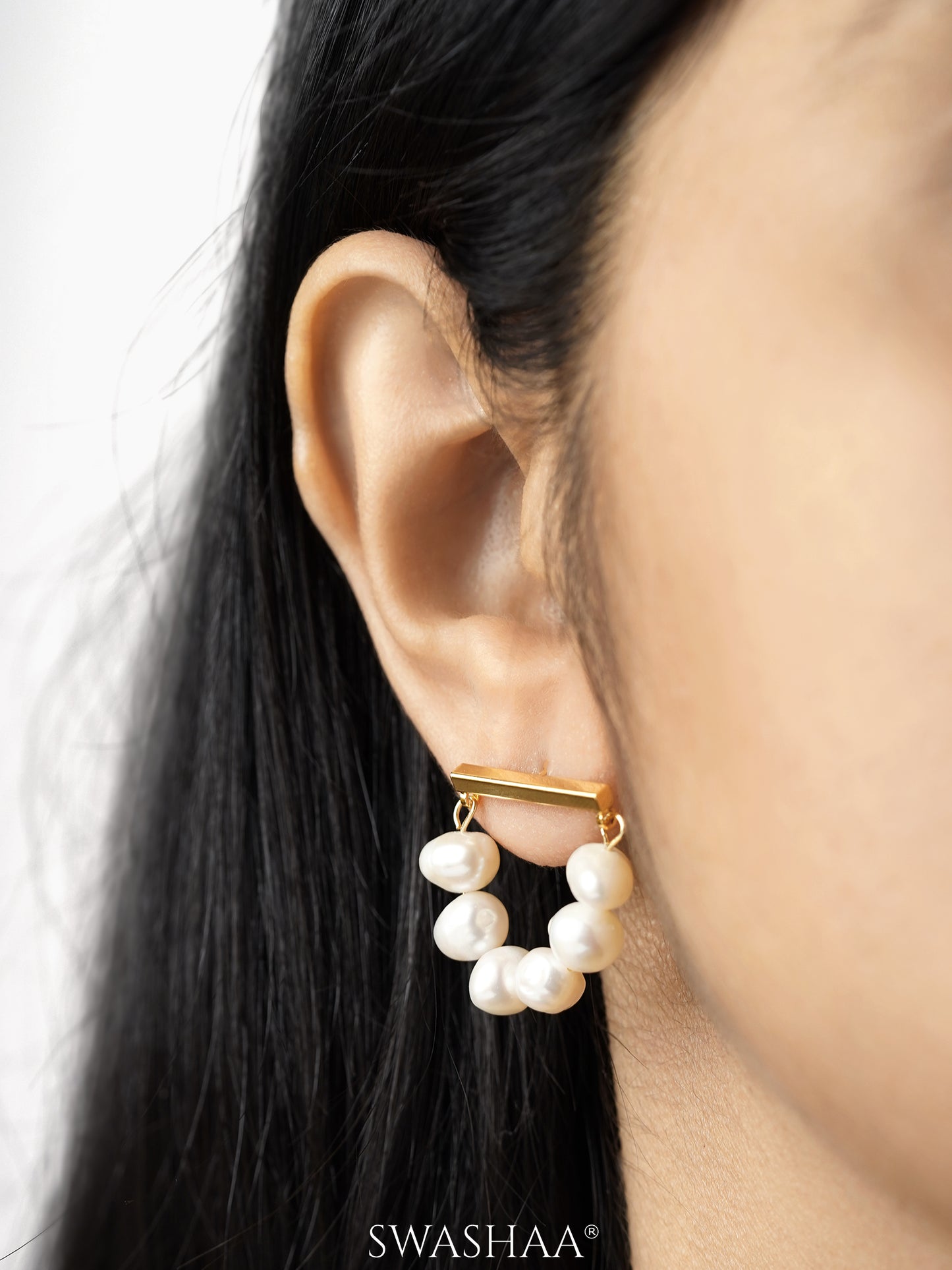 Akoya Pearl 18K Gold Plated Earrings