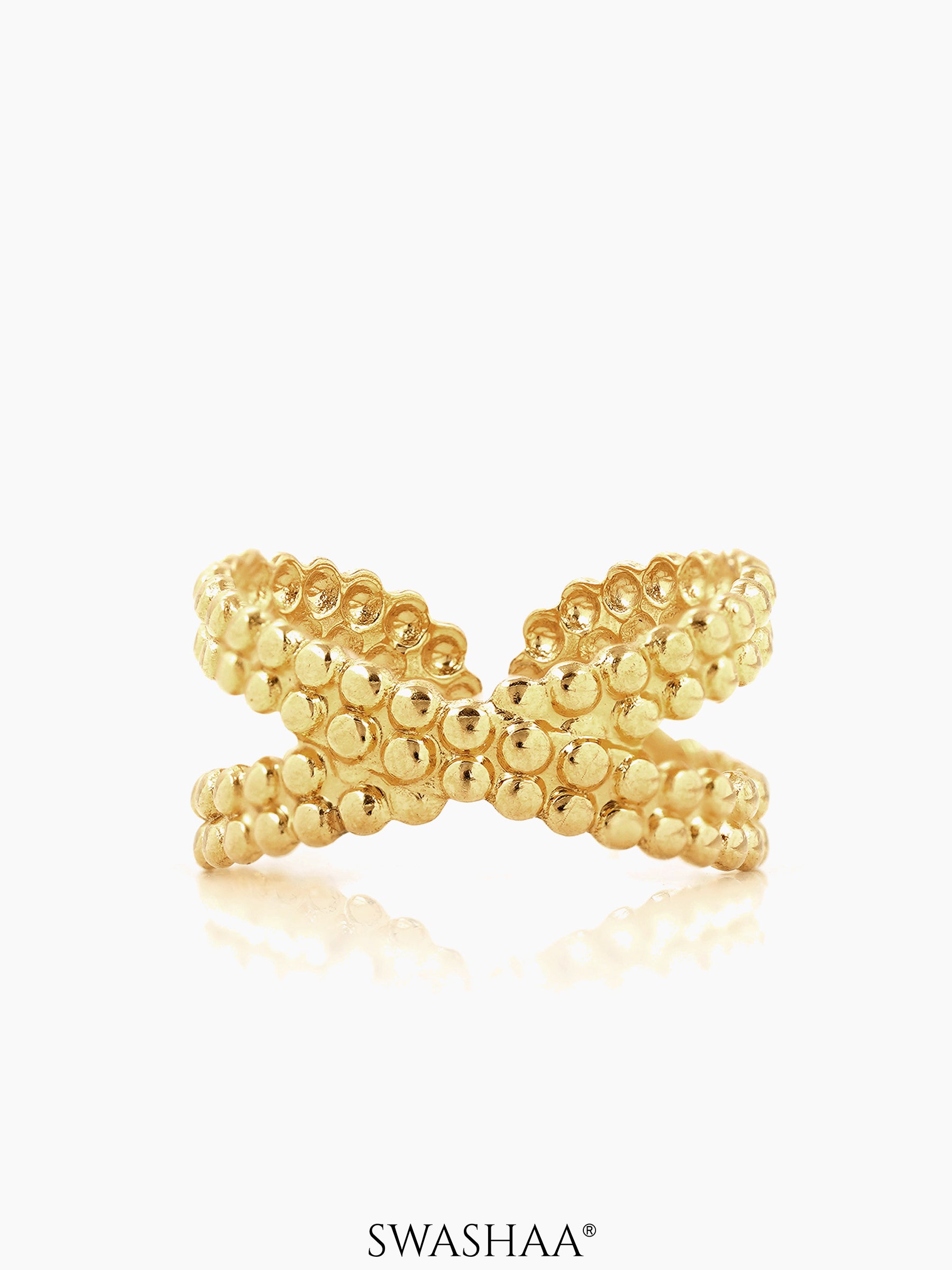 Aldina 18K Gold Plated Ring