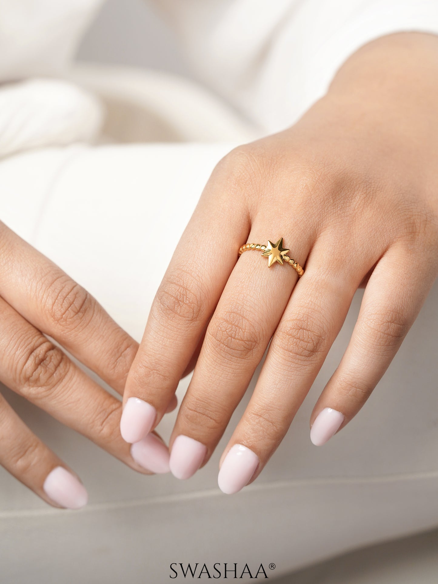 Alessio 18K Gold Plated Ring