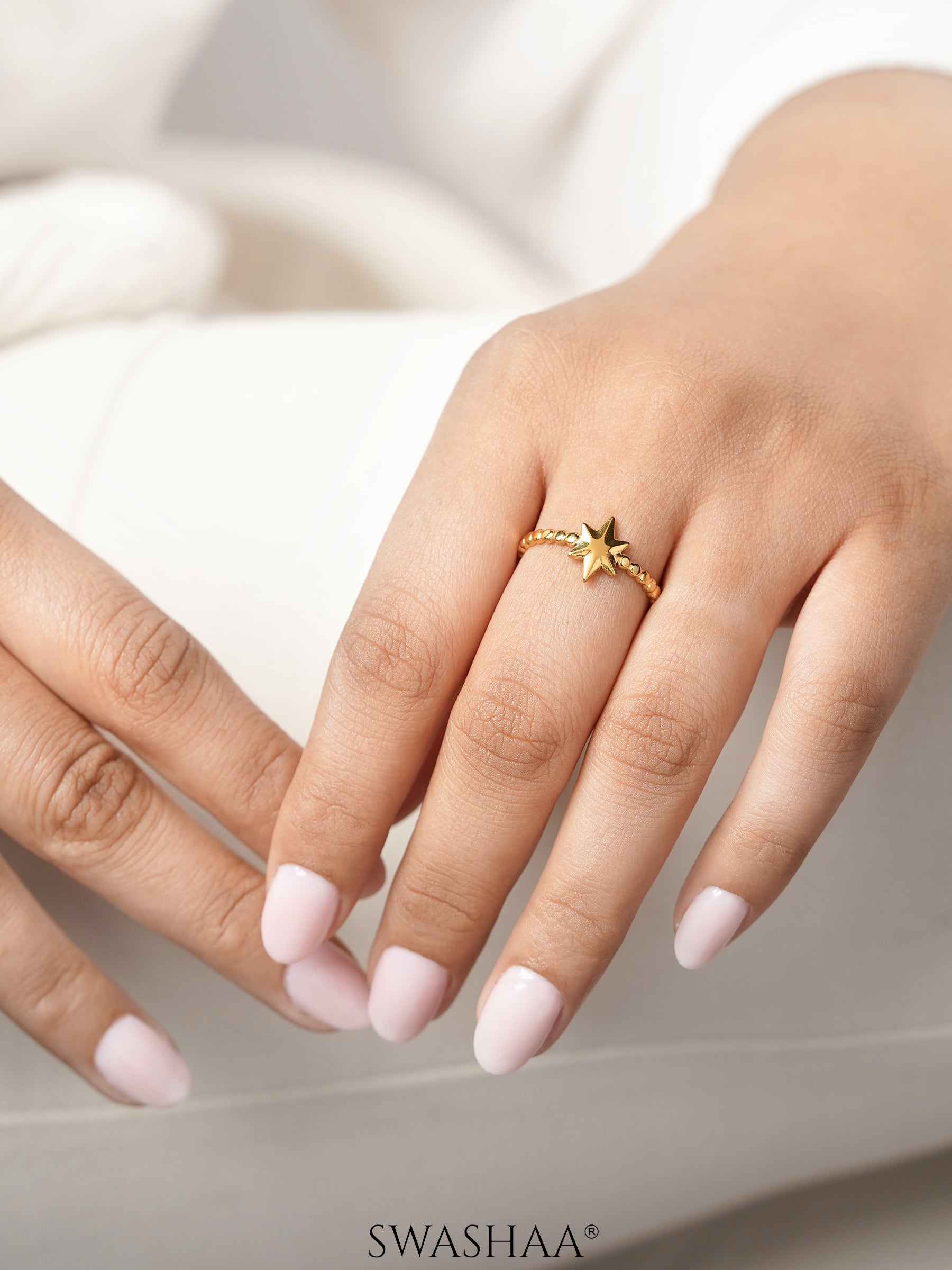 Alessio 18K Gold Plated Ring