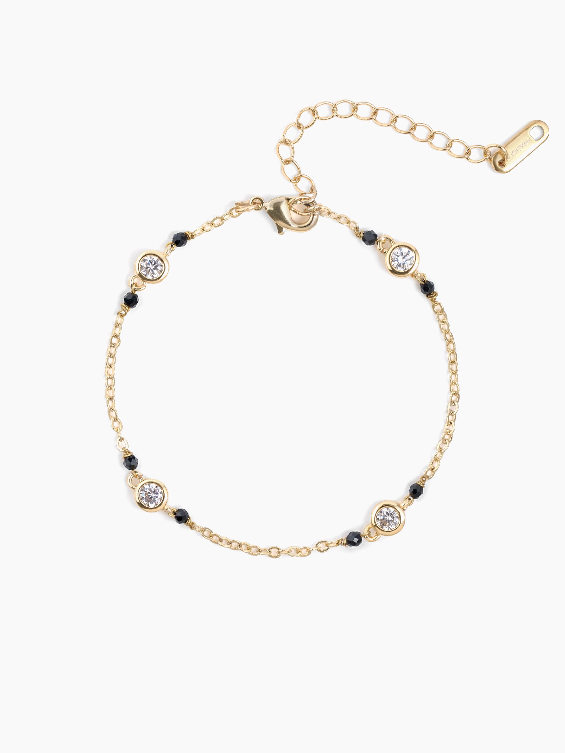 Amaira Diamond 14K Gold Plated Mangalsutra Bracelet