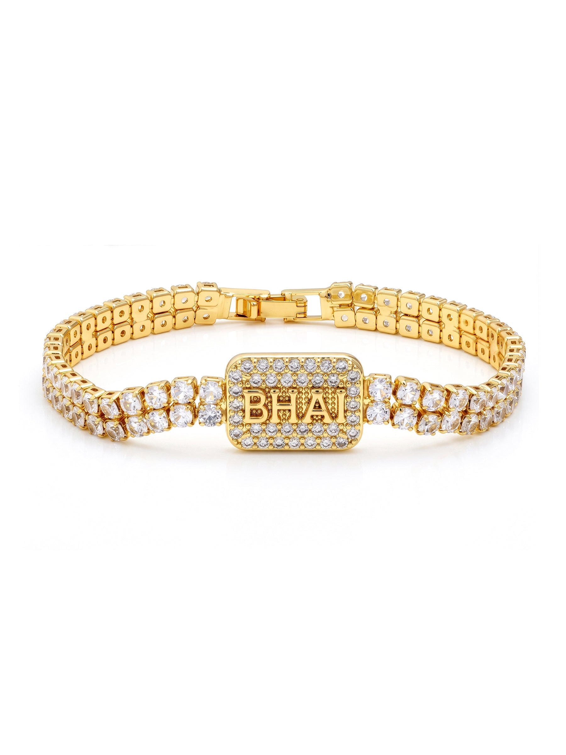 Anmol Diamond 18K Gold Plated Rakhi Gold
