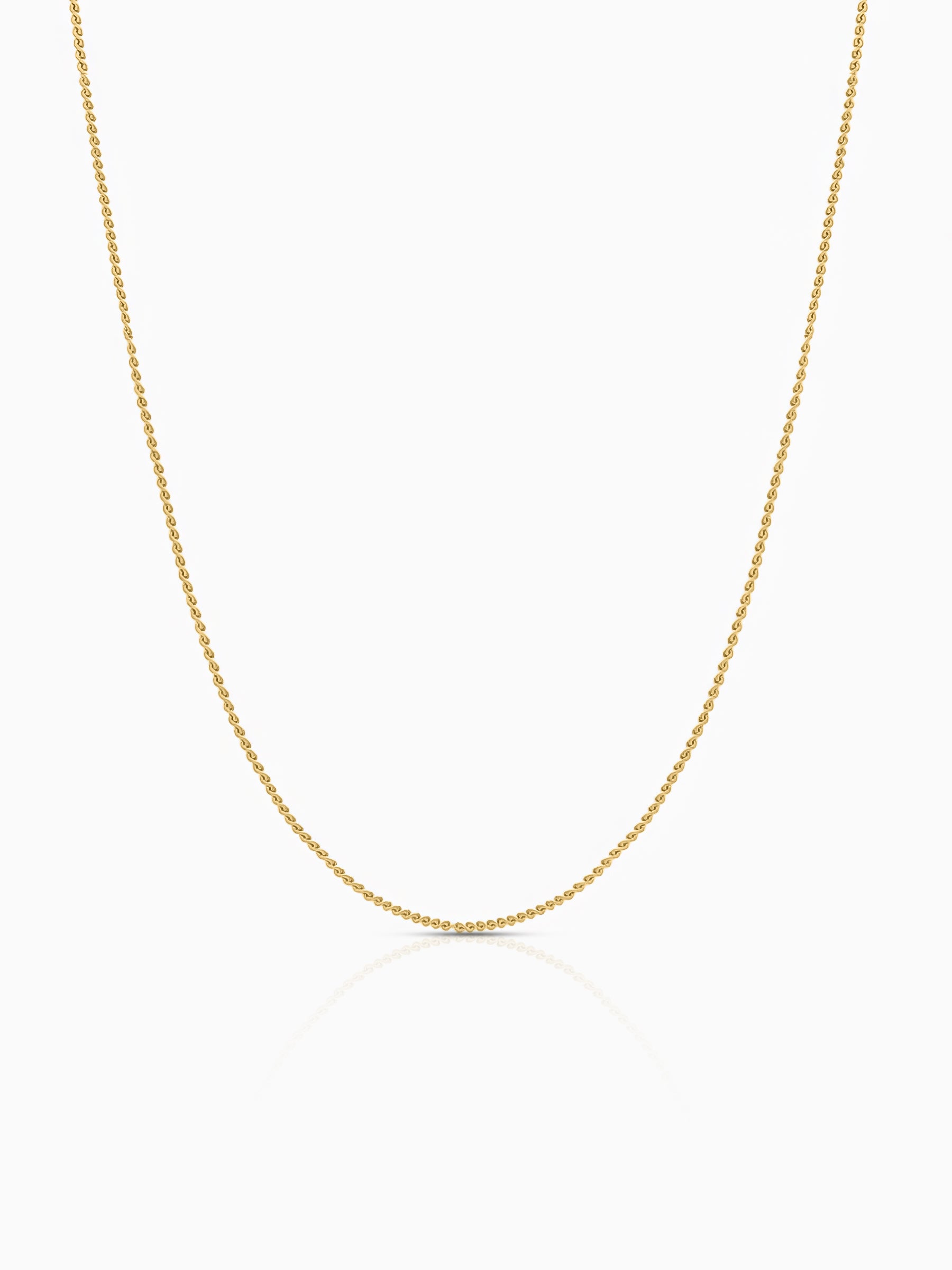 Aren Twist Men's Chain 18K Gold Plated
