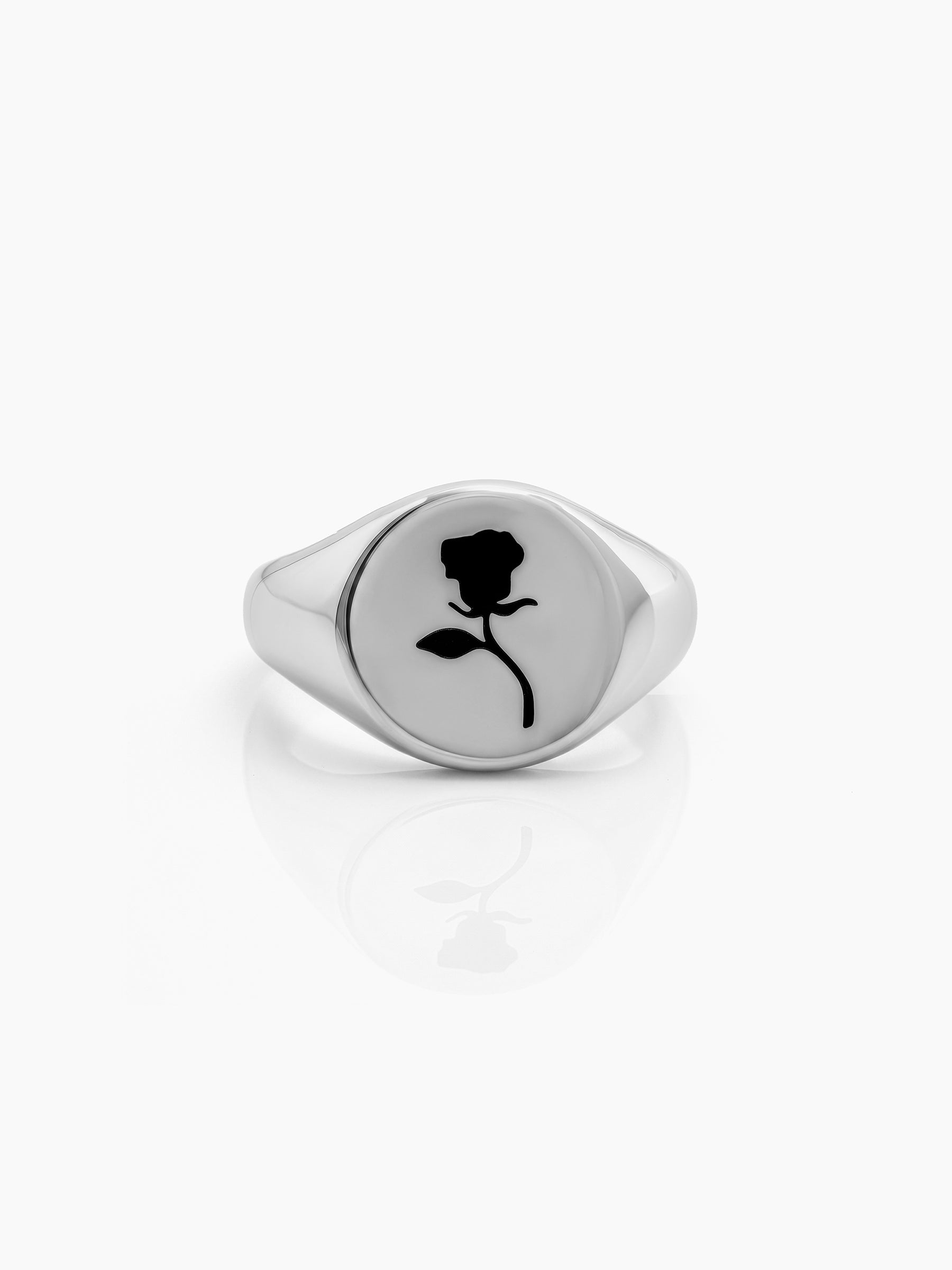 Arlen Rose Signet Silver Men’s Rings