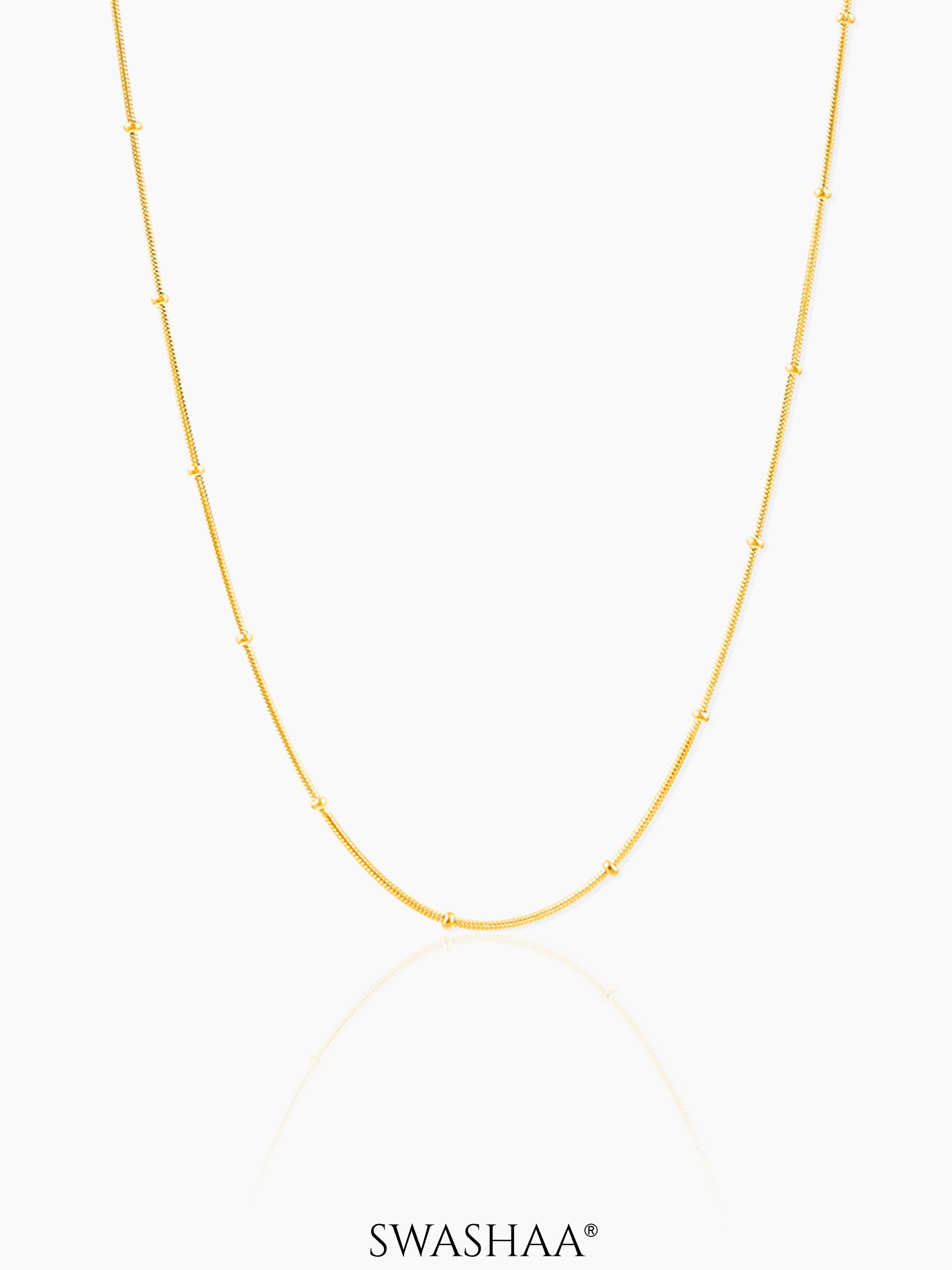 Aulus 18K Gold Plated women's chain Gold