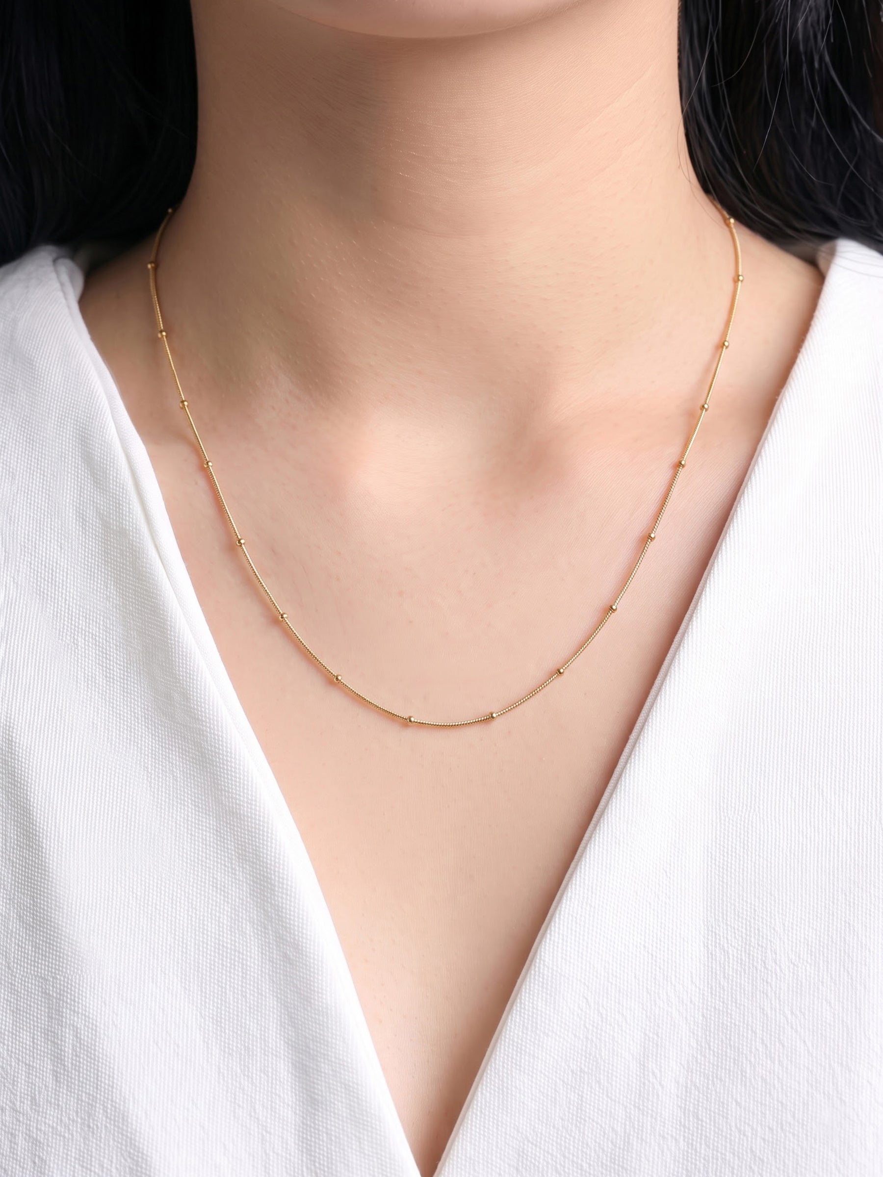 Aulus 18K Gold Plated women's chain