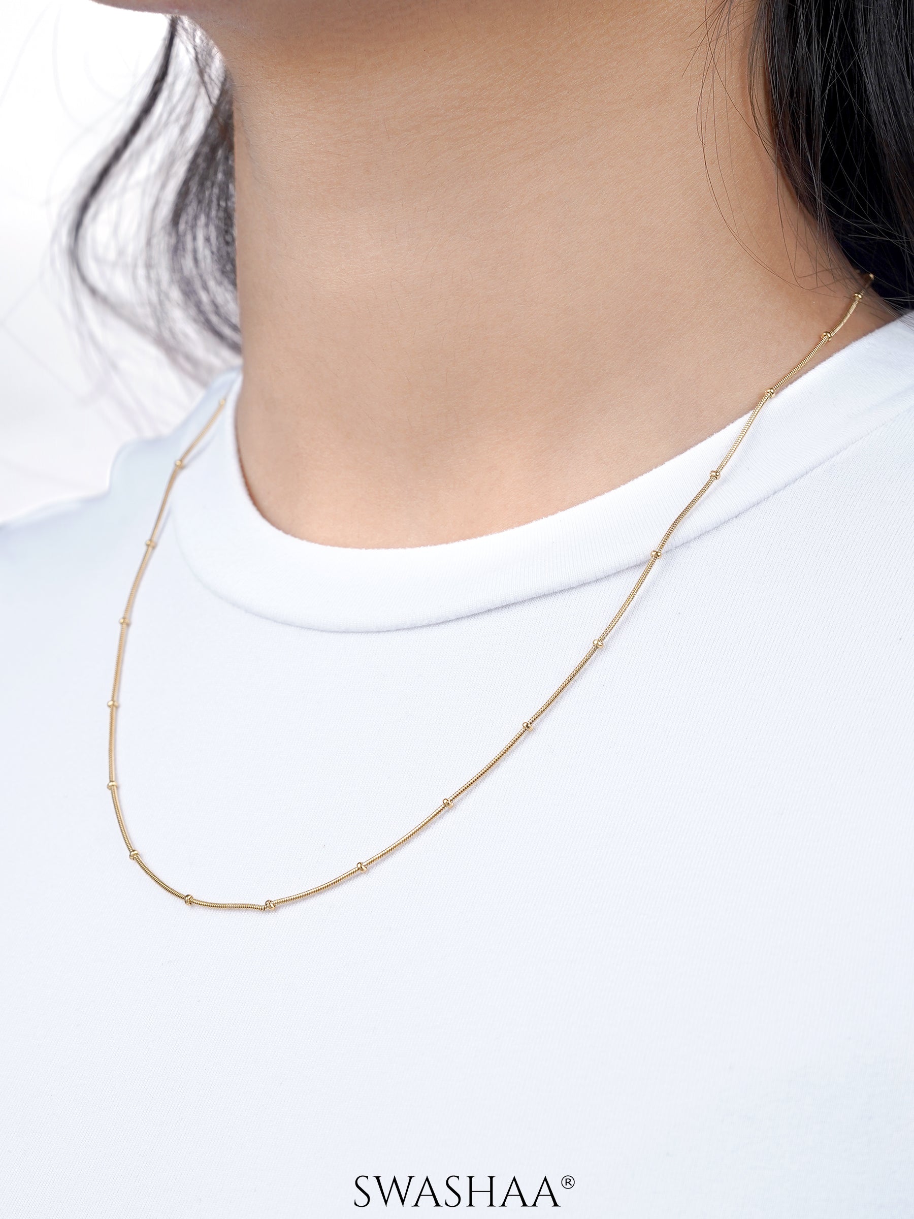 Aulus 18K Gold Plated women's chain