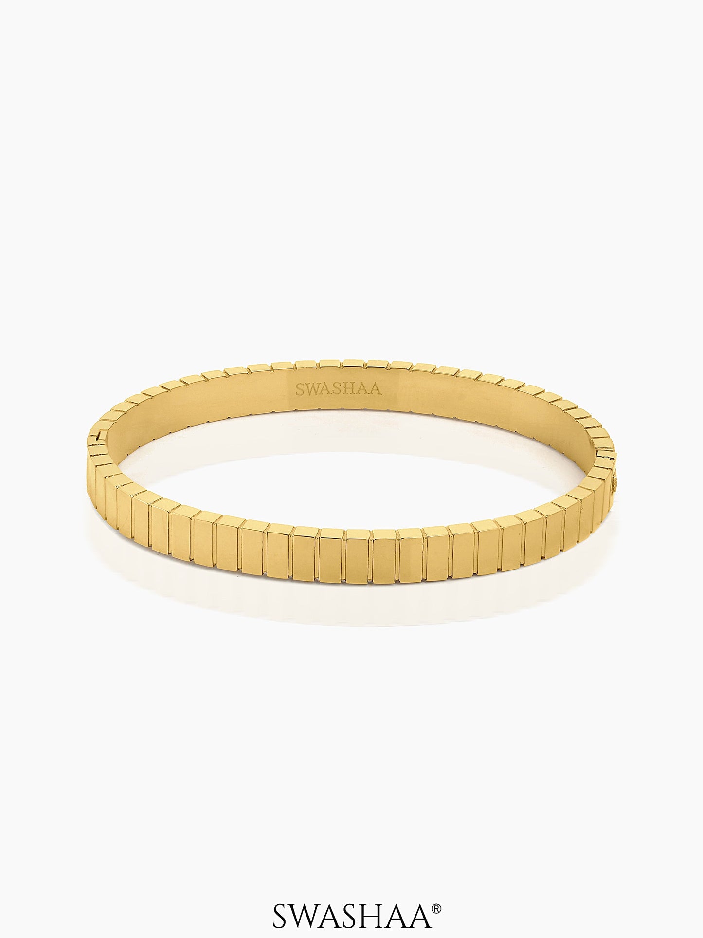 Aurelith Ribbed Bracelet Gold