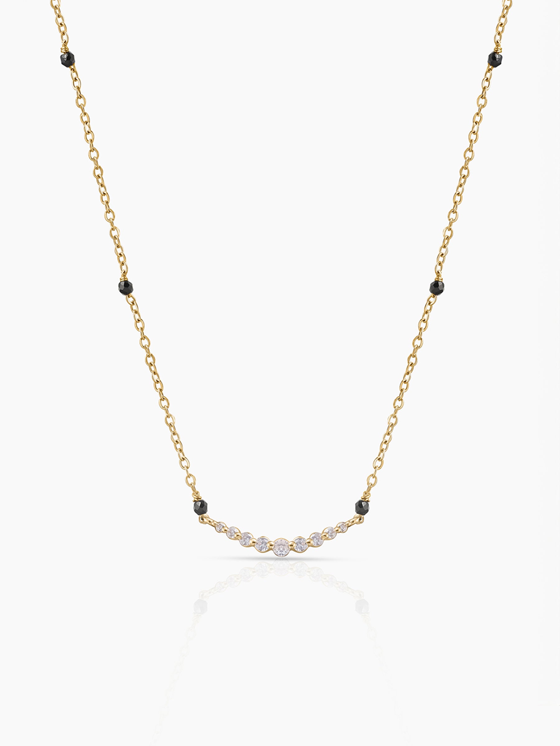 Avina Diamond Bar 18K Gold Plated Mangalsutra Gold