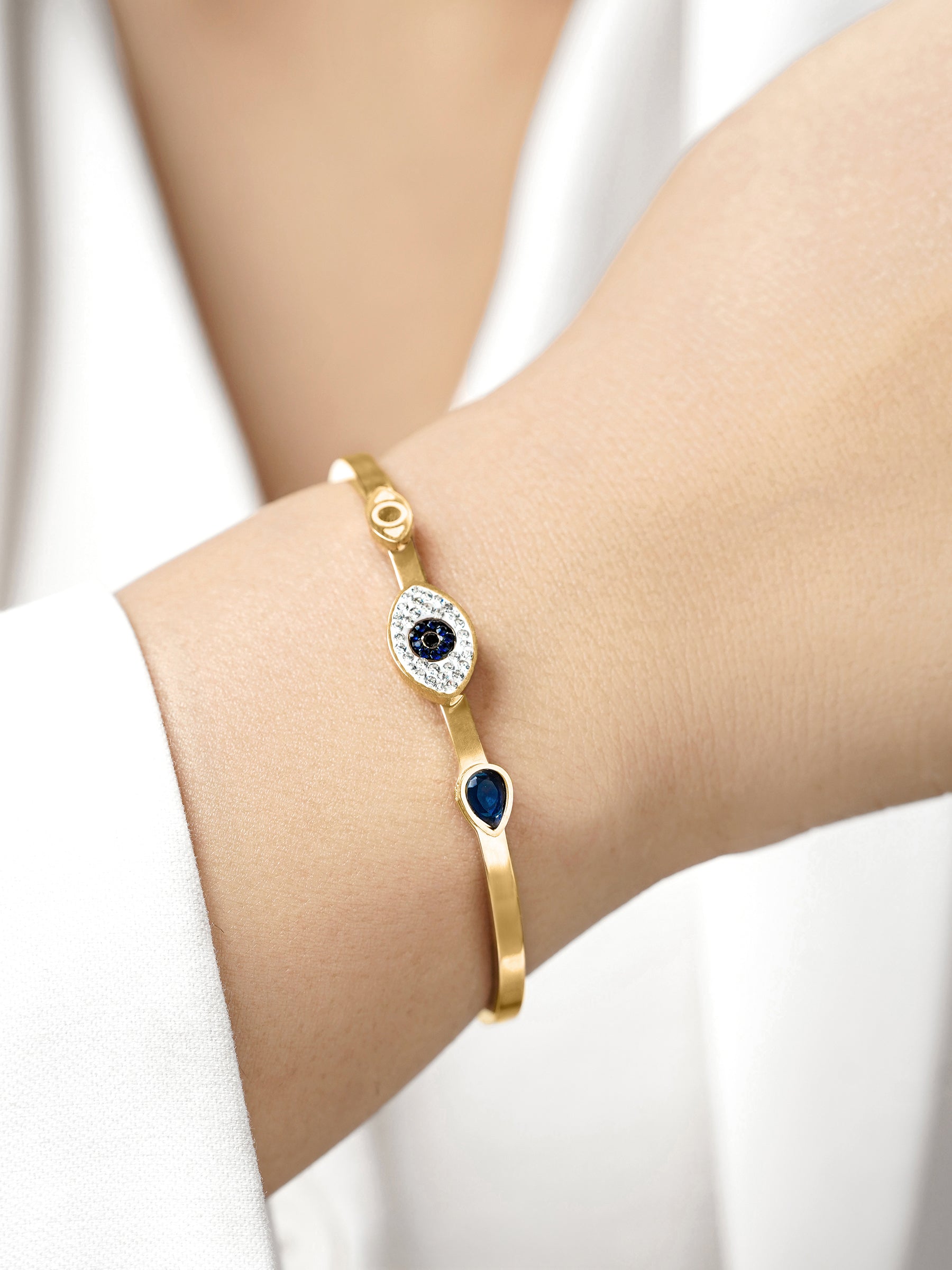 Bailee Evil Eye 18K Gold Plated Bracelet
