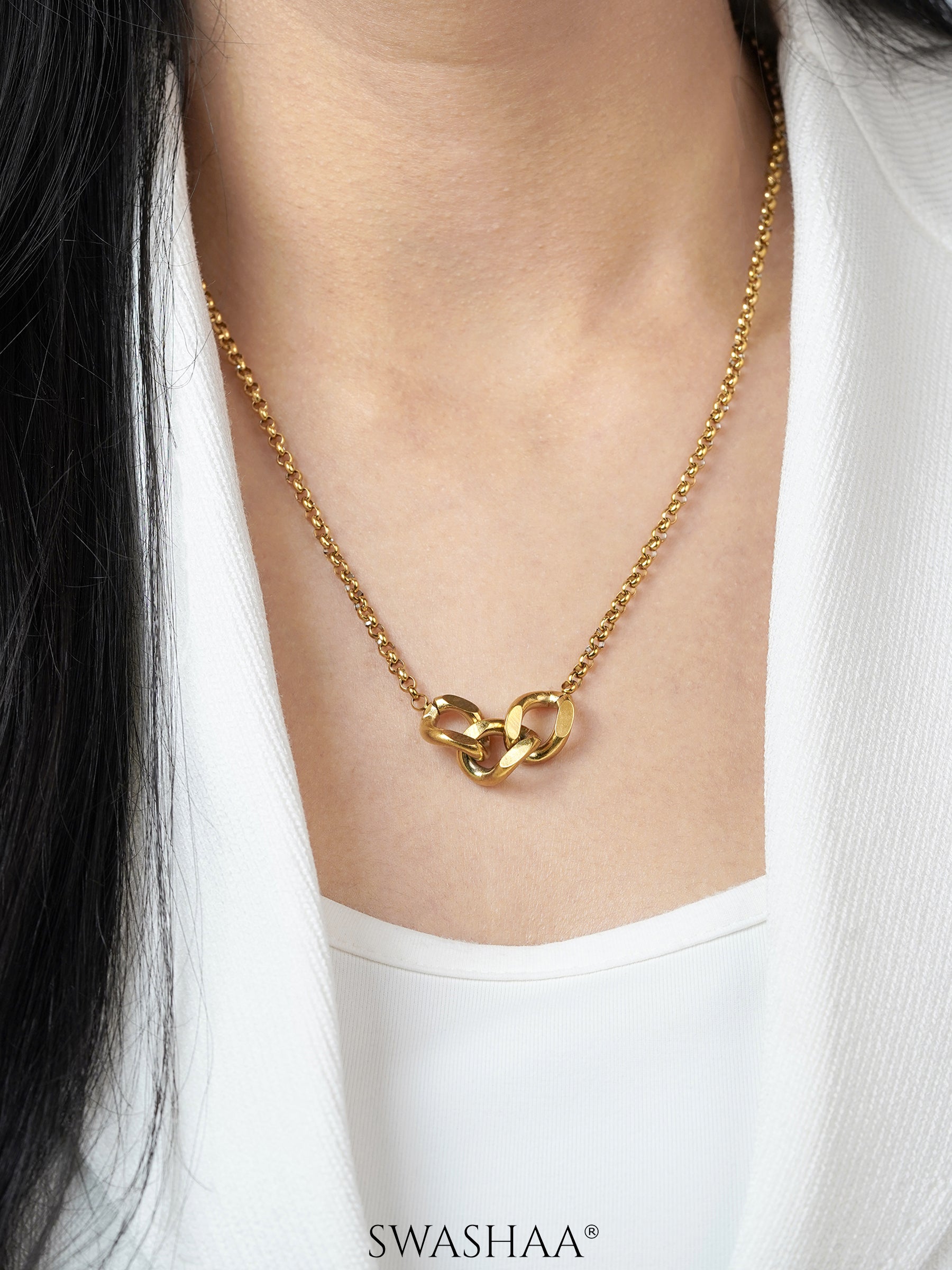 Barbara 18K Gold Plated Necklace