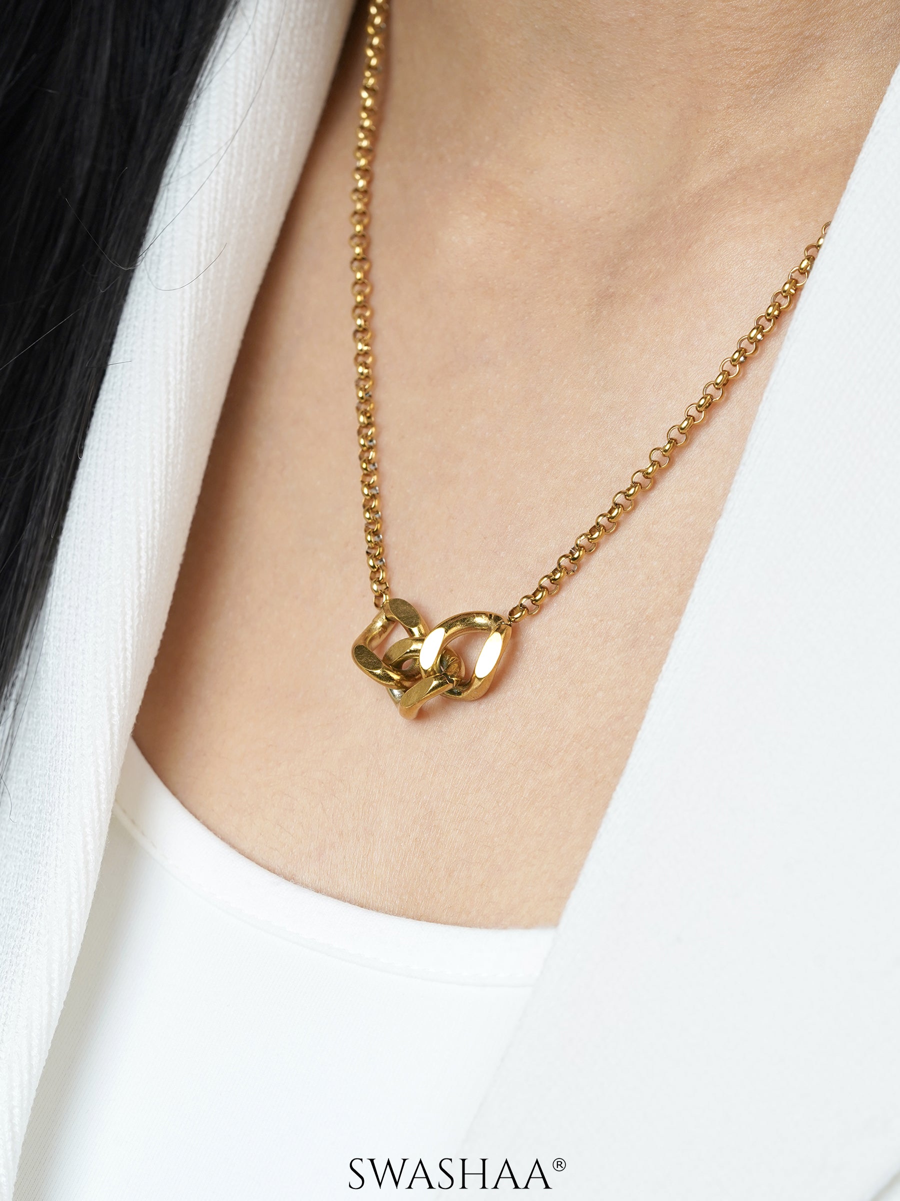 Barbara 18K Gold Plated Necklace