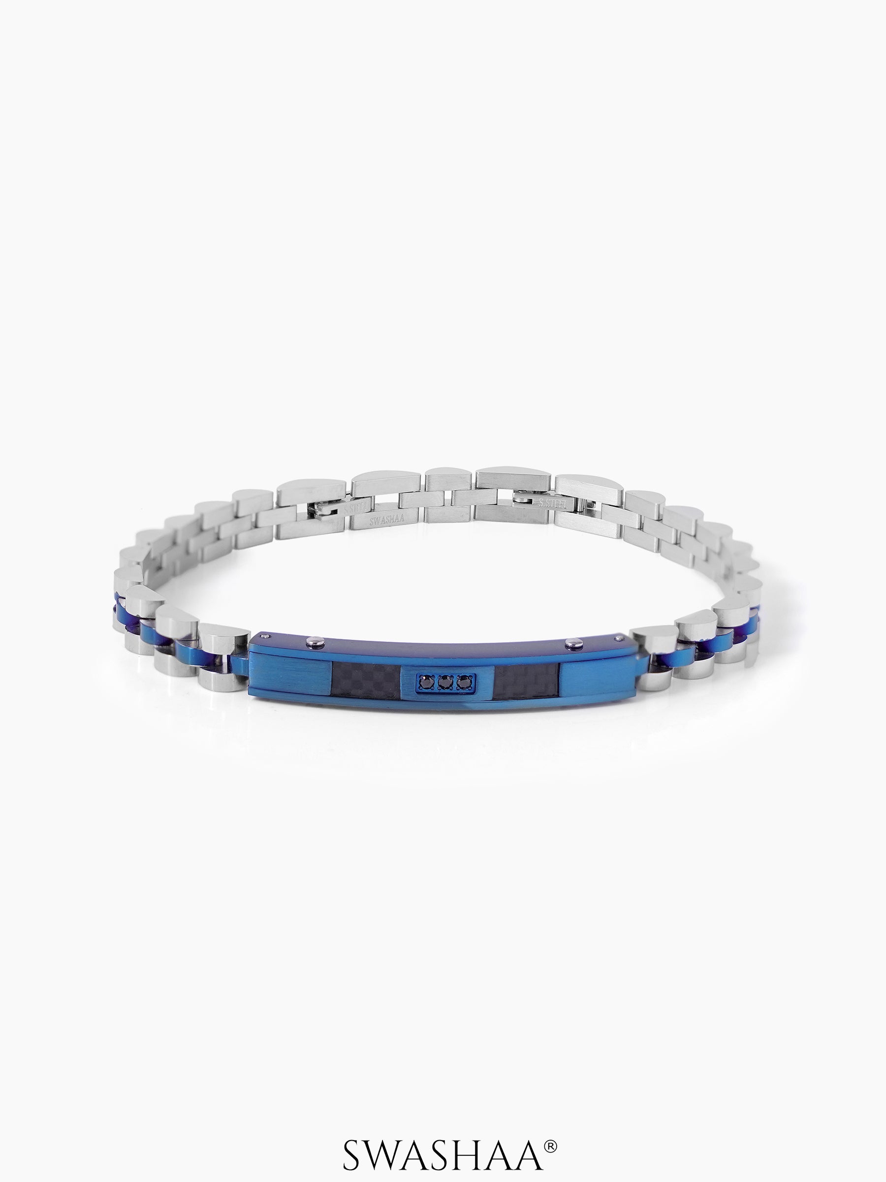 Beck Men's Watch Belt Bracelet Silver