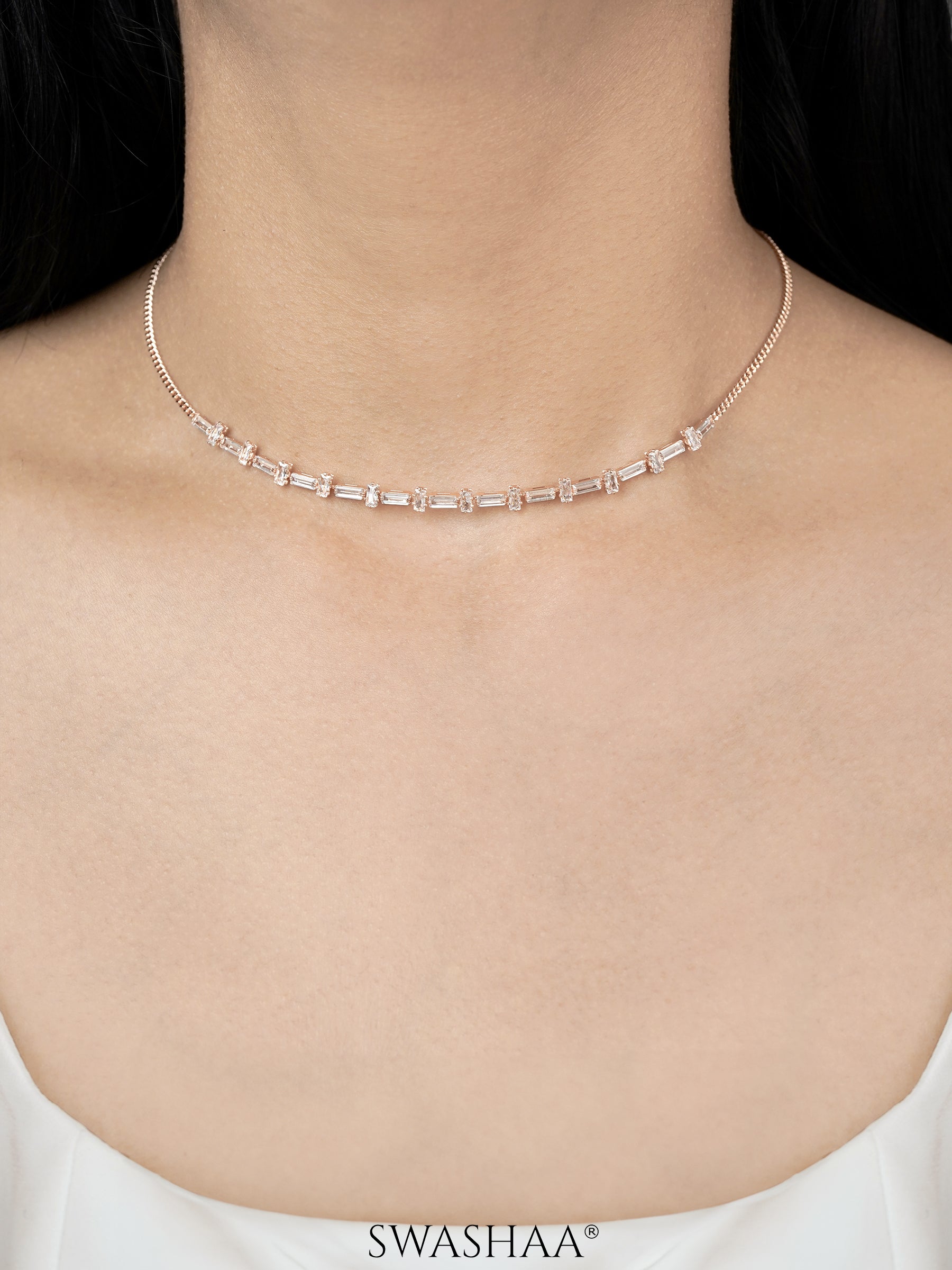 Binny Rosegold Plated Choker