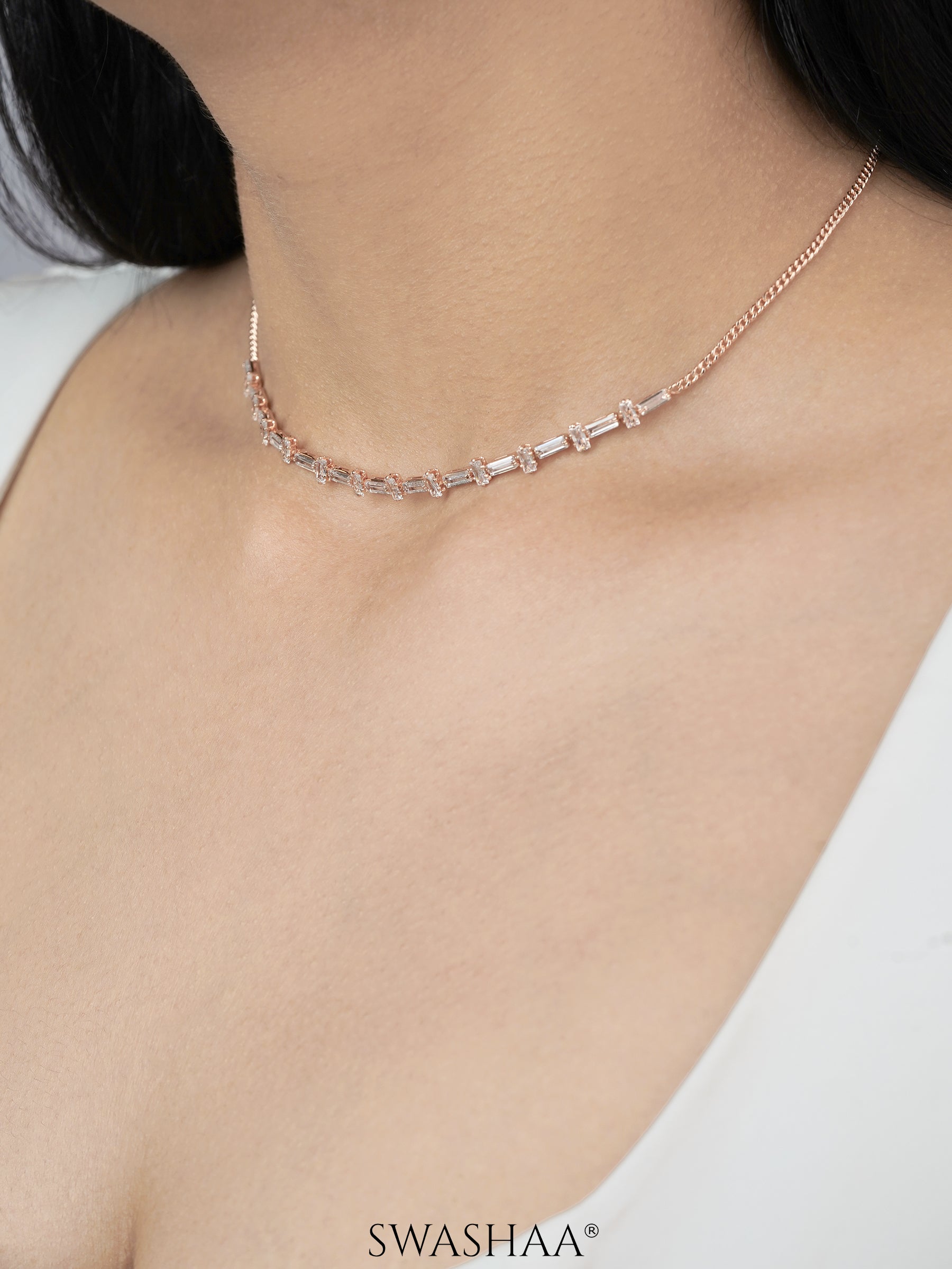 Binny Rosegold Plated Choker