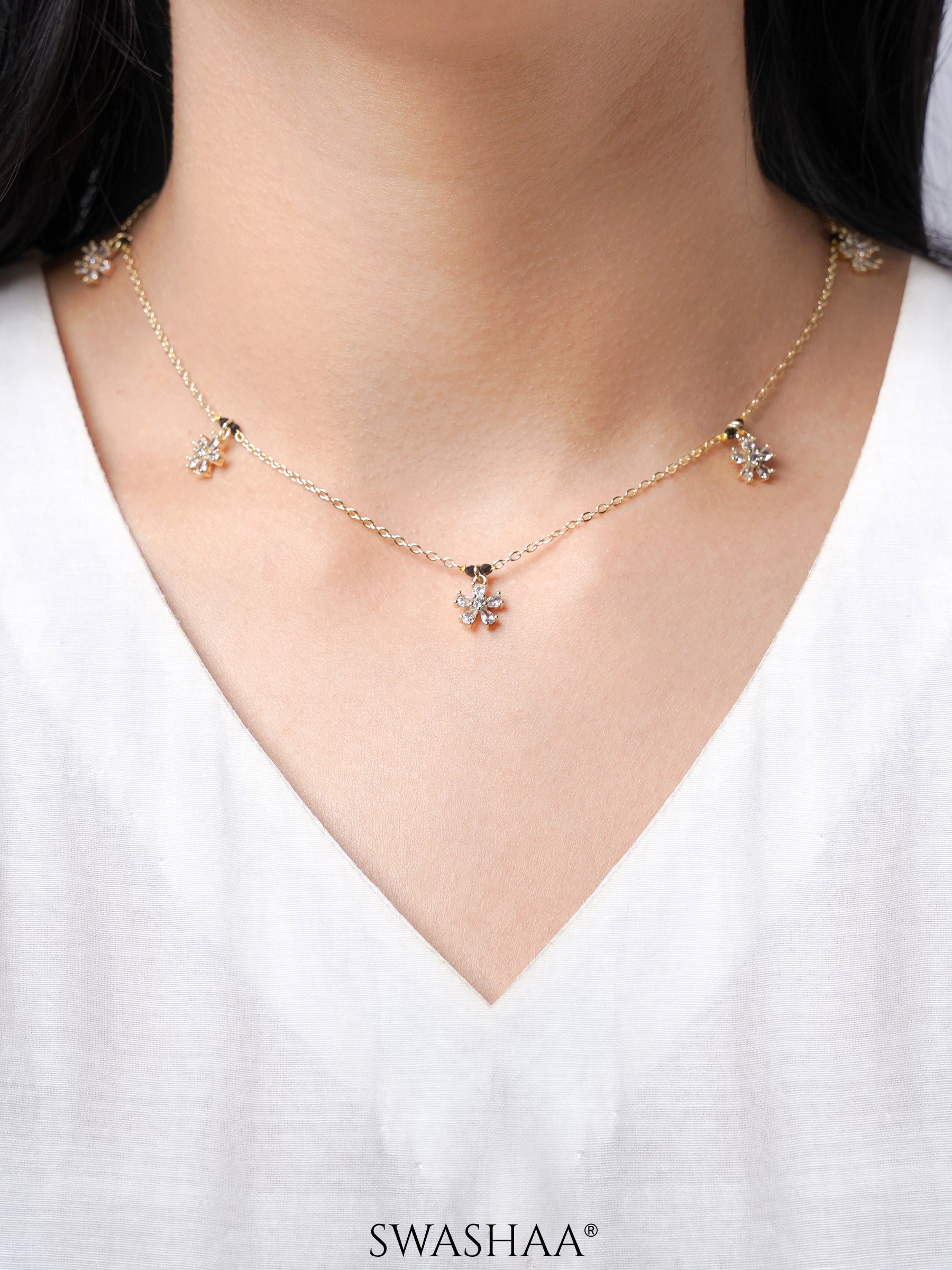 Blossomy 14K Gold Plated Mangalsutra