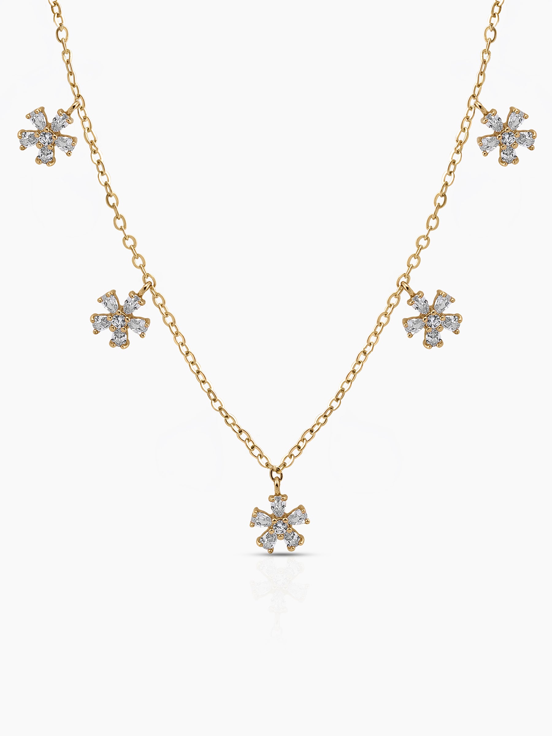 Blossomy 14K Gold Plated Choker Gold