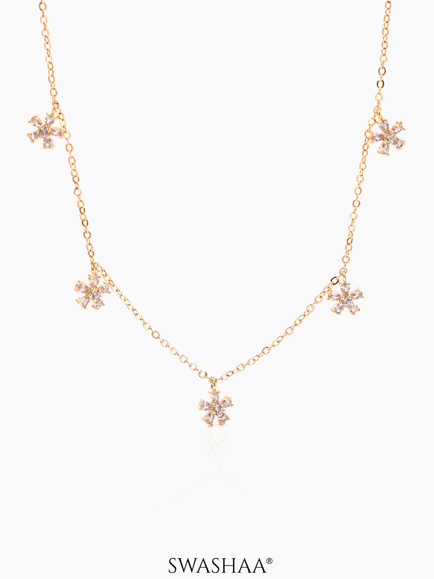 Blossomy 14K Gold Plated Choker Gold