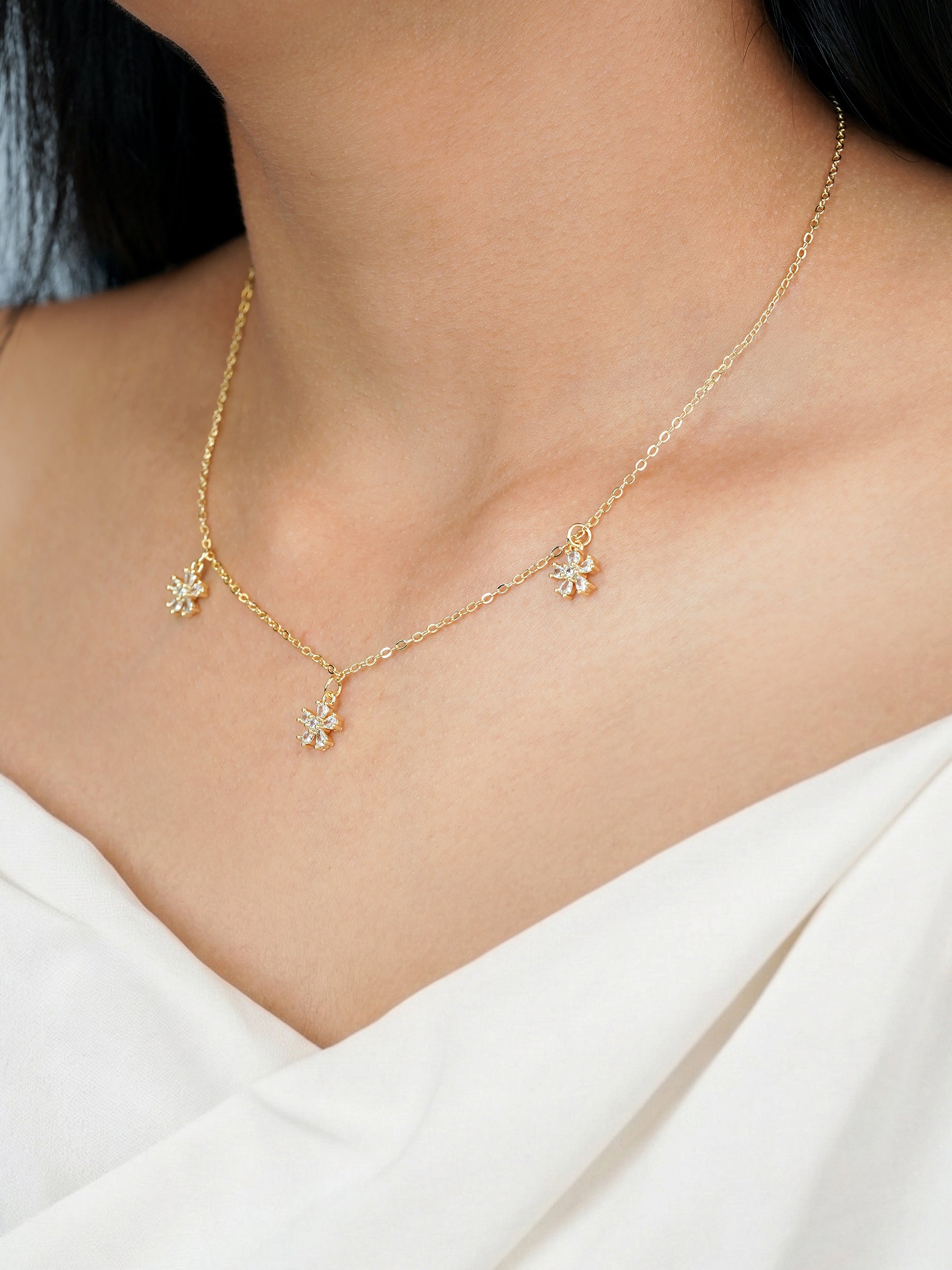 Blossomy 14K Gold Plated Choker