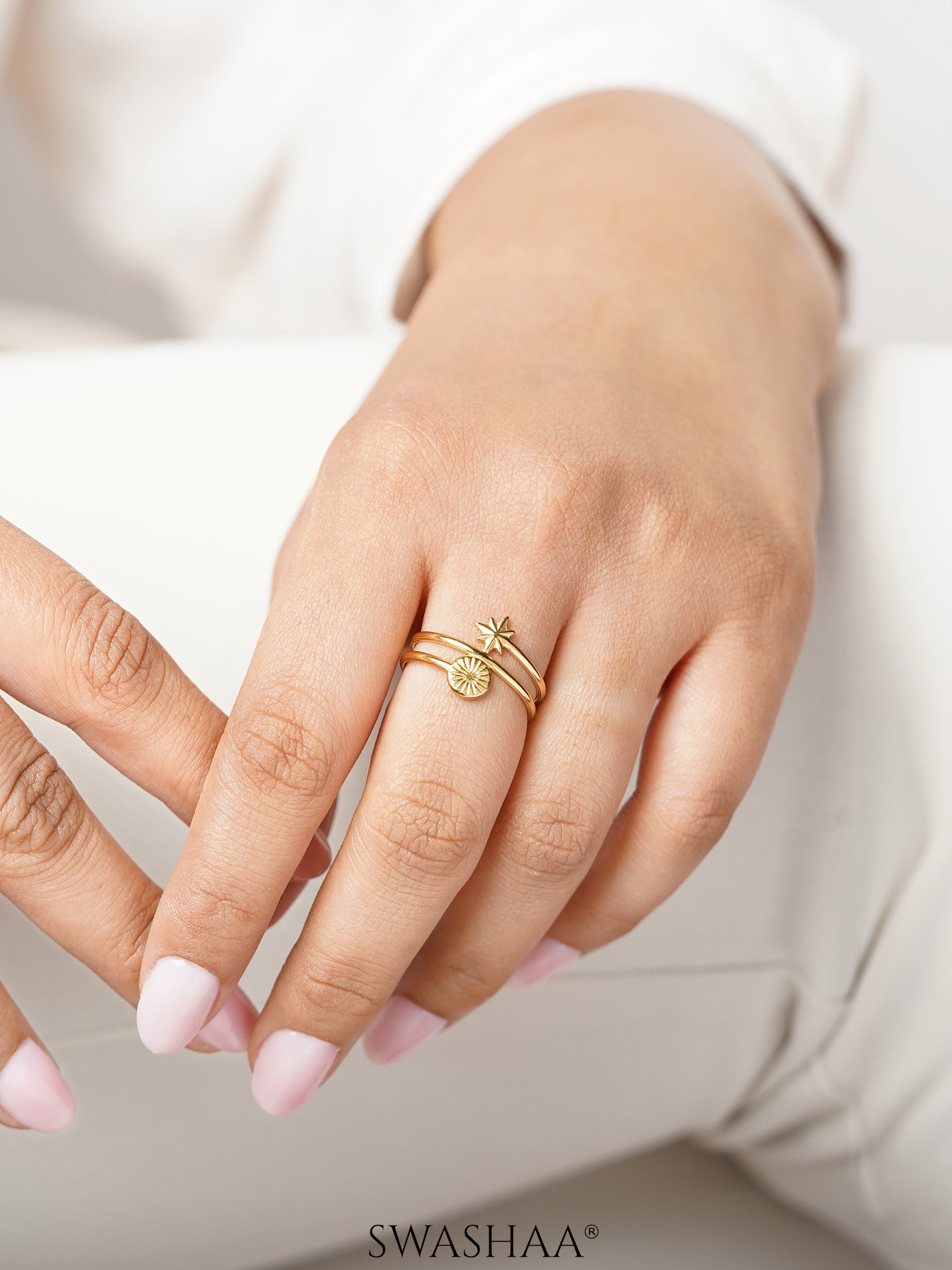 Bodhi 18K Gold Plated Ring