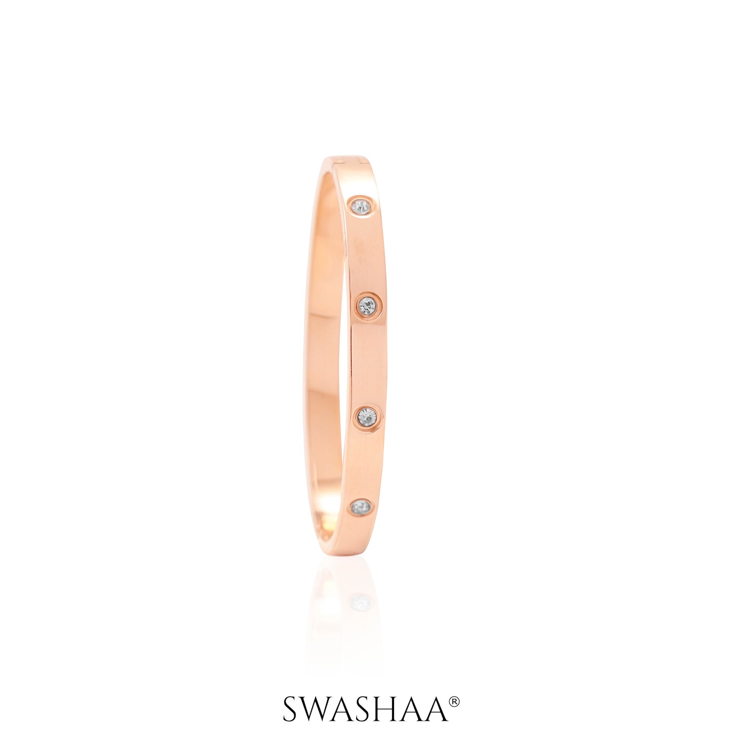 Bree Band Bracelet Rosegold Plated