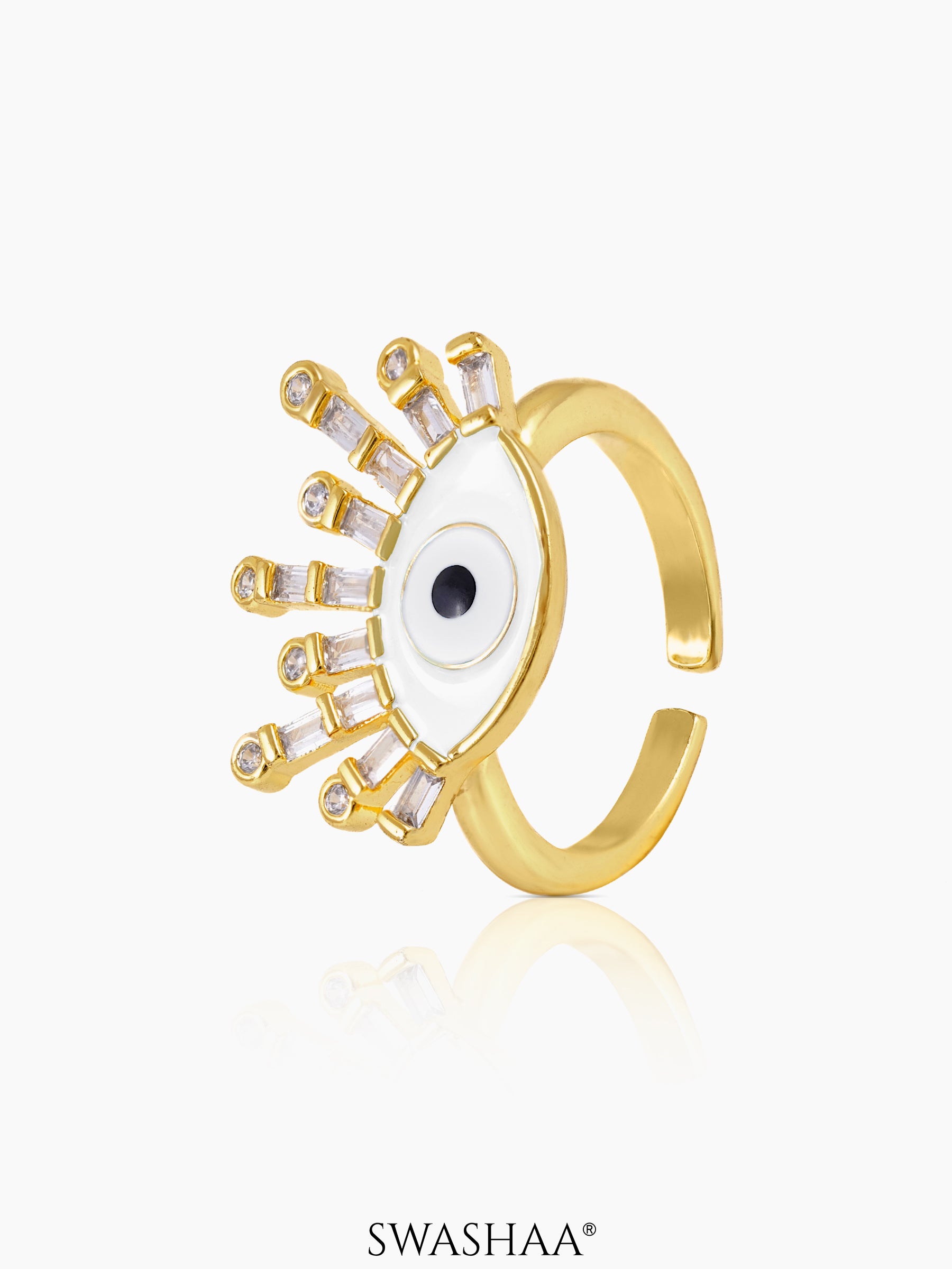 Bruce Eye 18K Gold Plated Ring