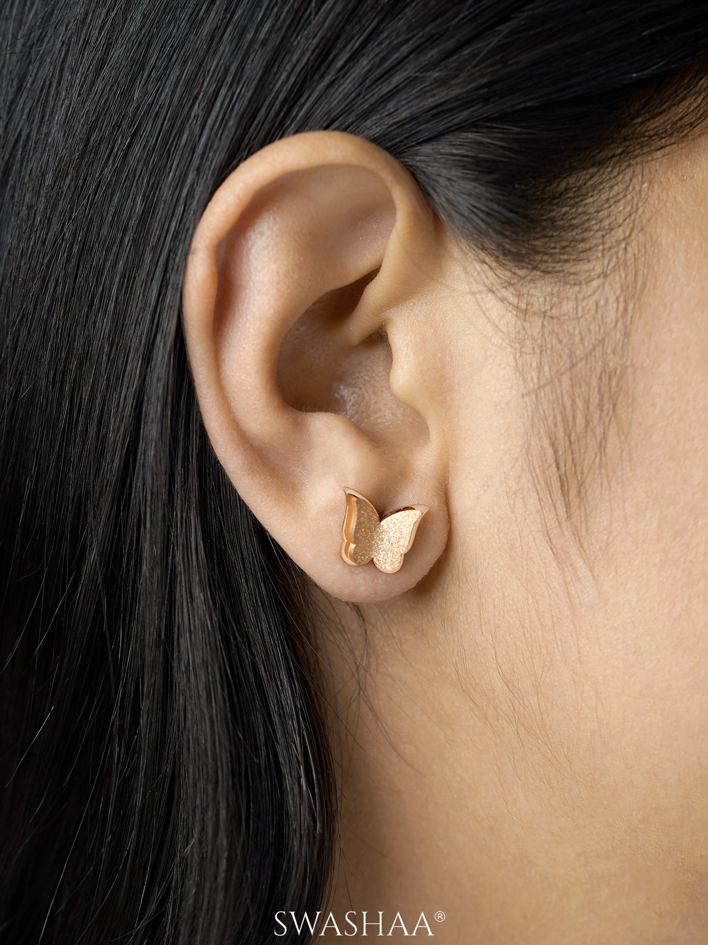 Butterfly Women's Stud Earrings