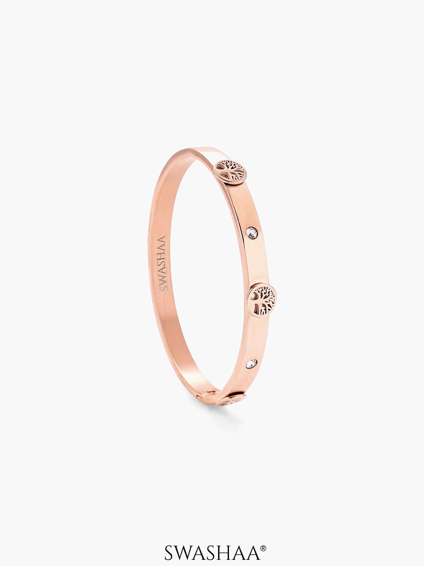 CC Lifetree Band Bracelet Rosegold Plated
