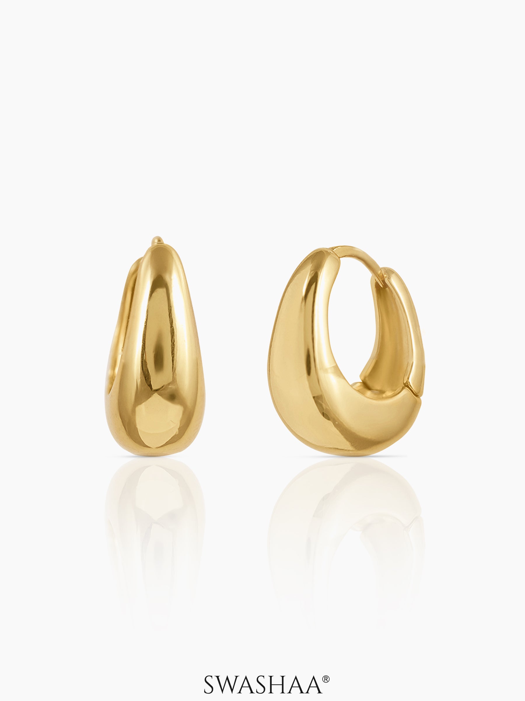 Callista 18K Gold Plated Earrings Gold