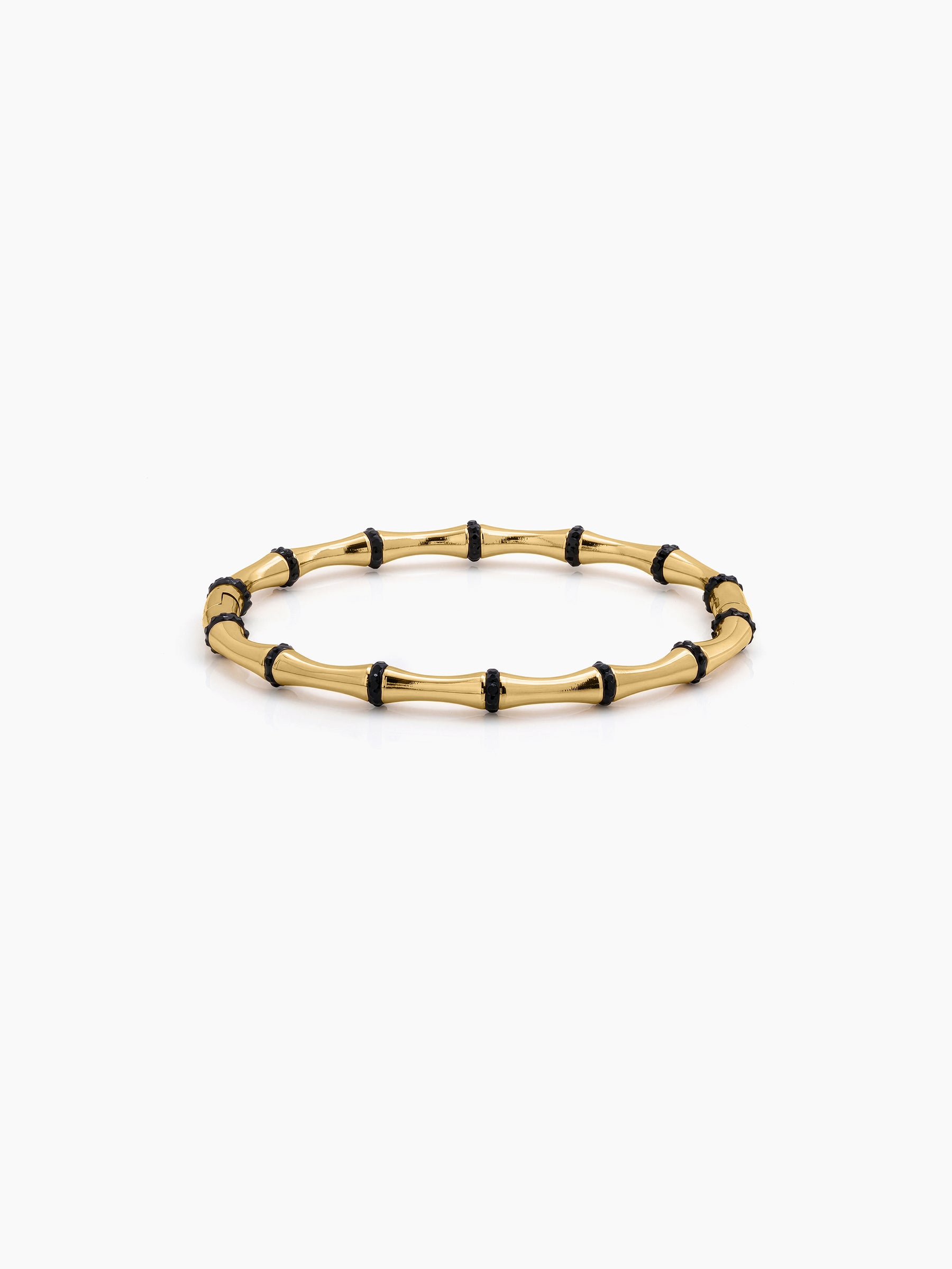 Caloria Bamboo Line 18K Gold Plated Women's Band Bracelet