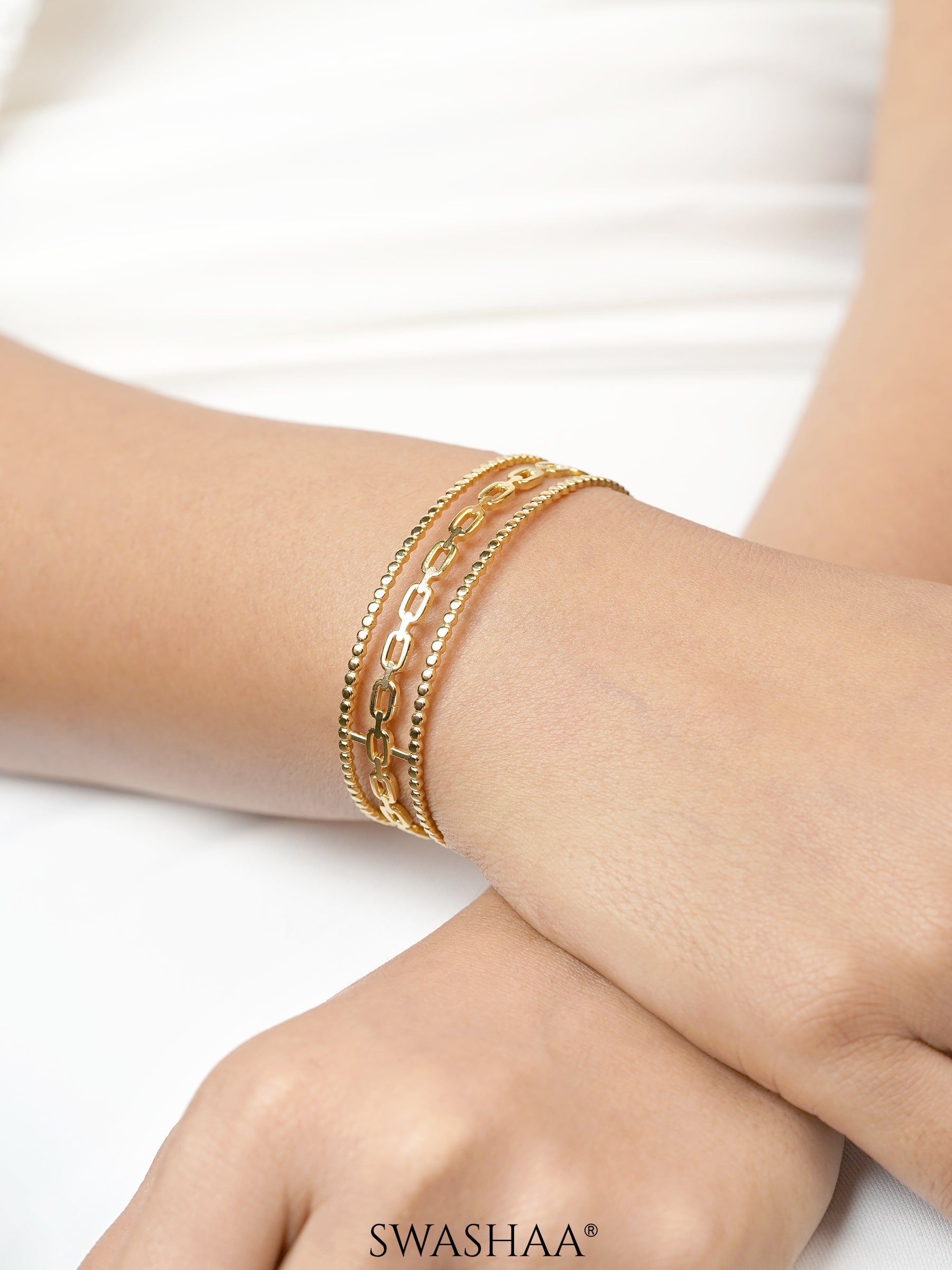 Cambria 18K Gold Plated Bracelet