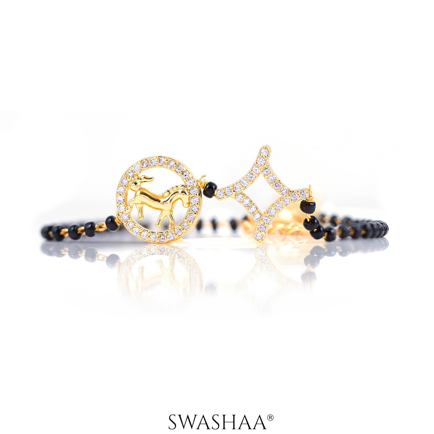 Charvi 18K Gold Plated Mangalsutra Bracelet