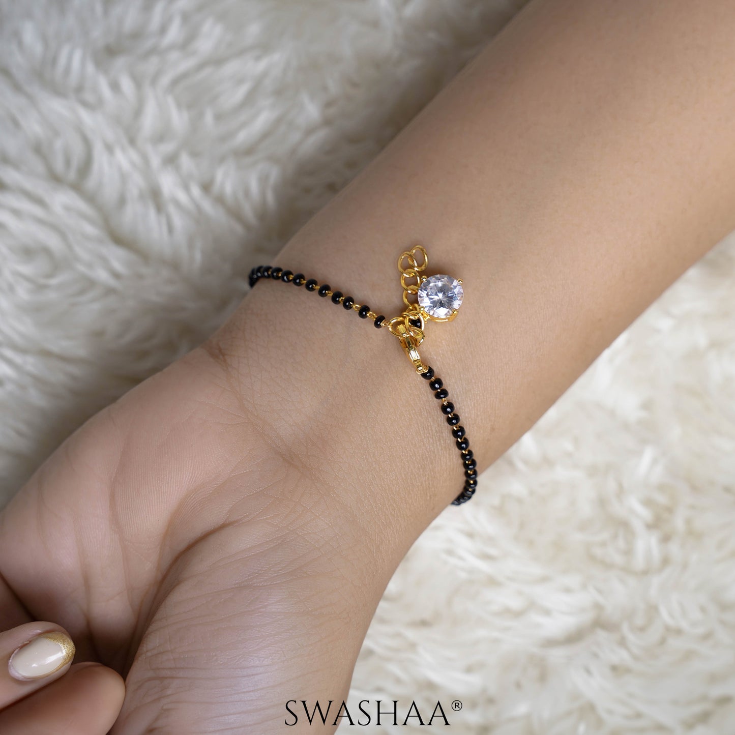 Charvi 18K Gold Plated Mangalsutra Bracelet