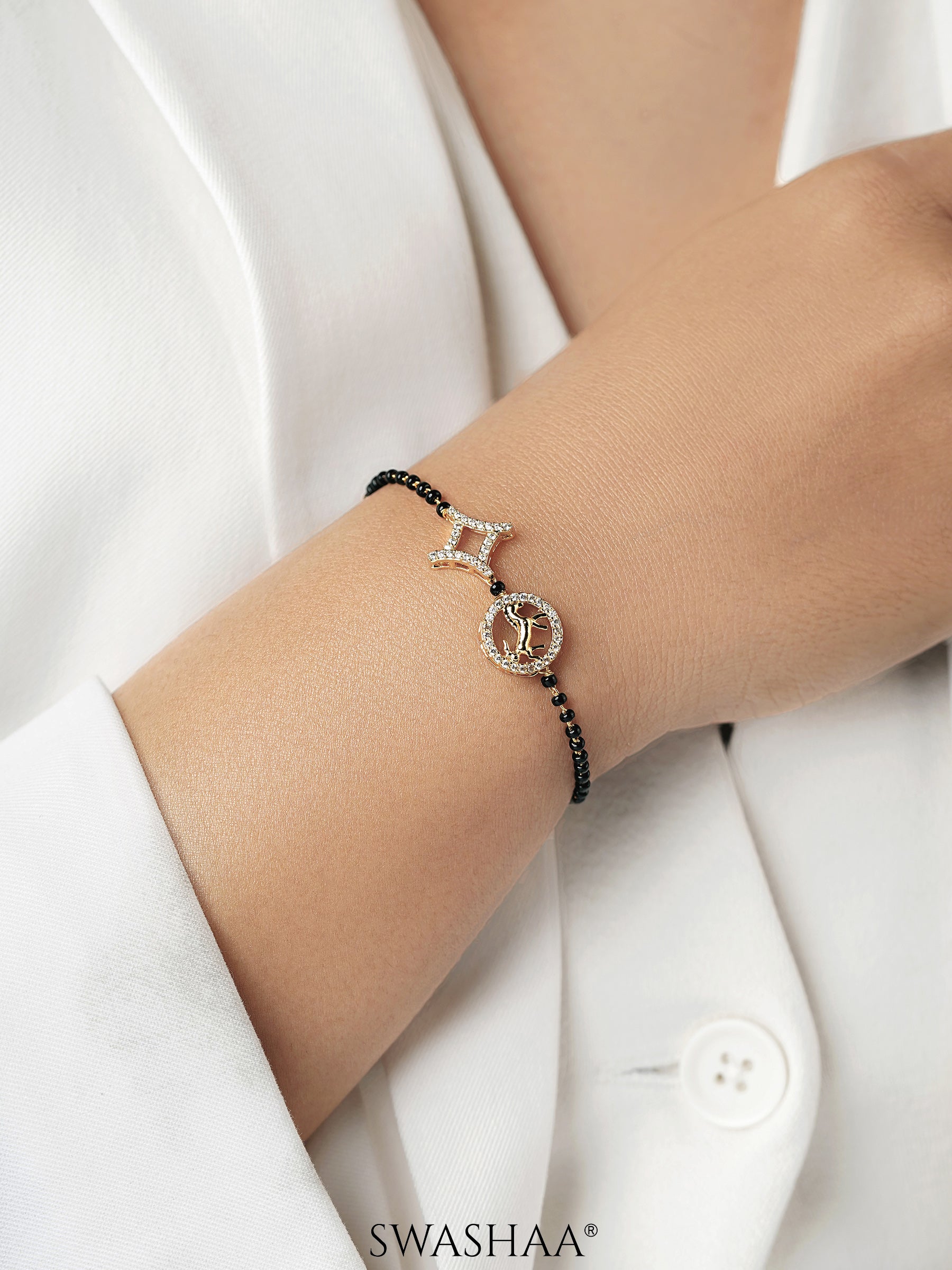 Charvi 18K Gold Plated Mangalsutra Bracelet