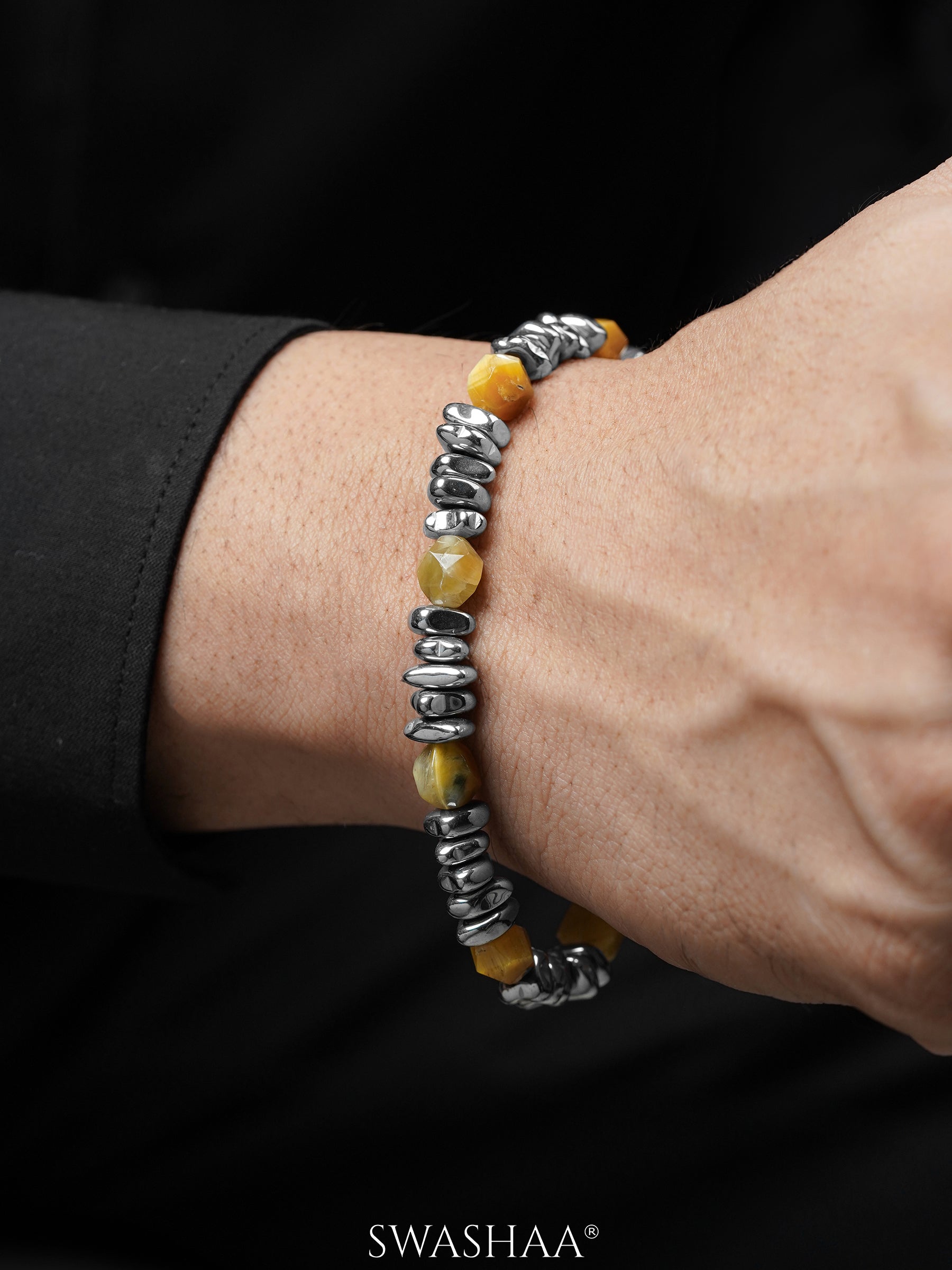 Christo Men's Beaded Bracelet