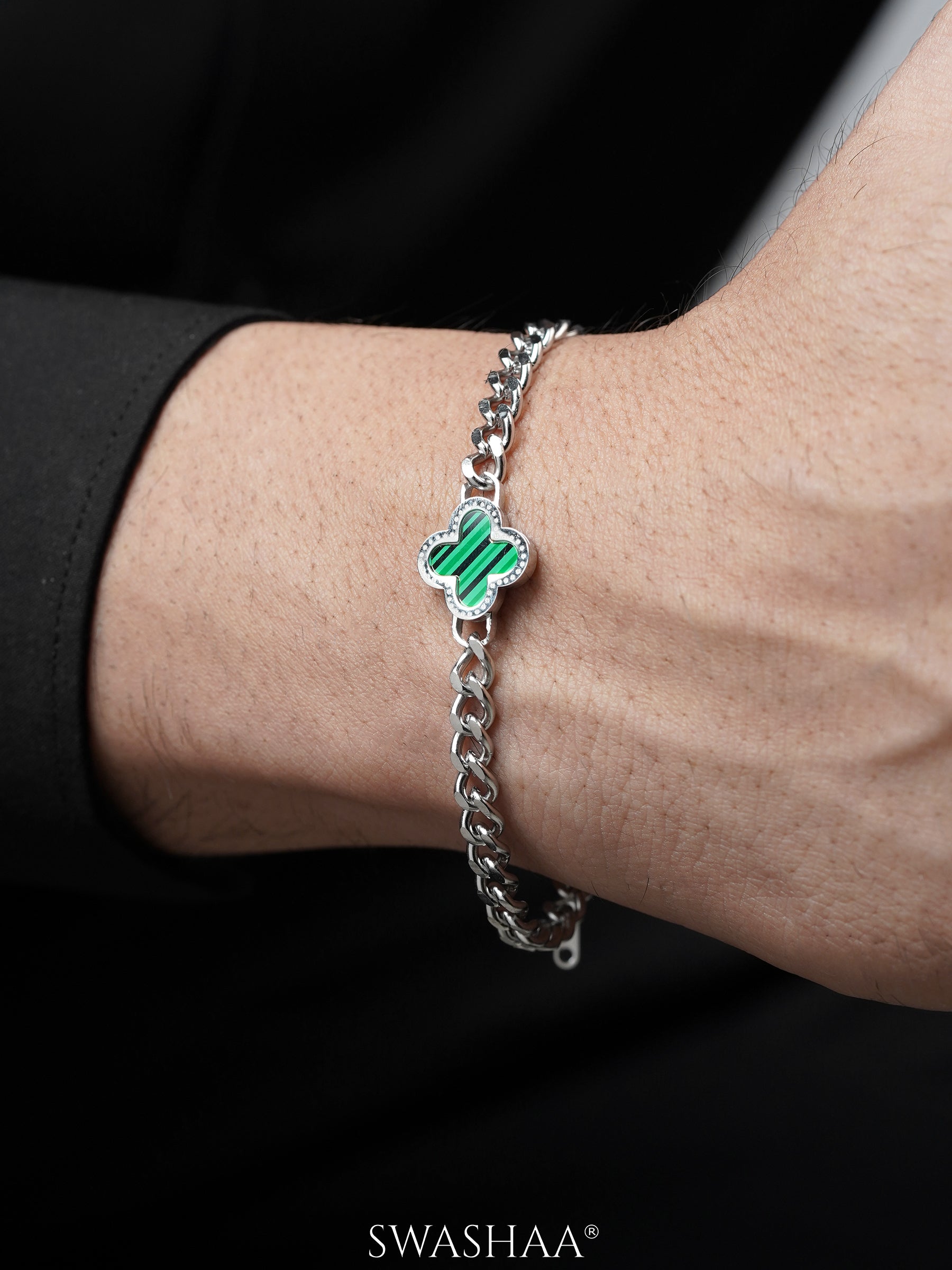 Clover Chain Men's Bracelet