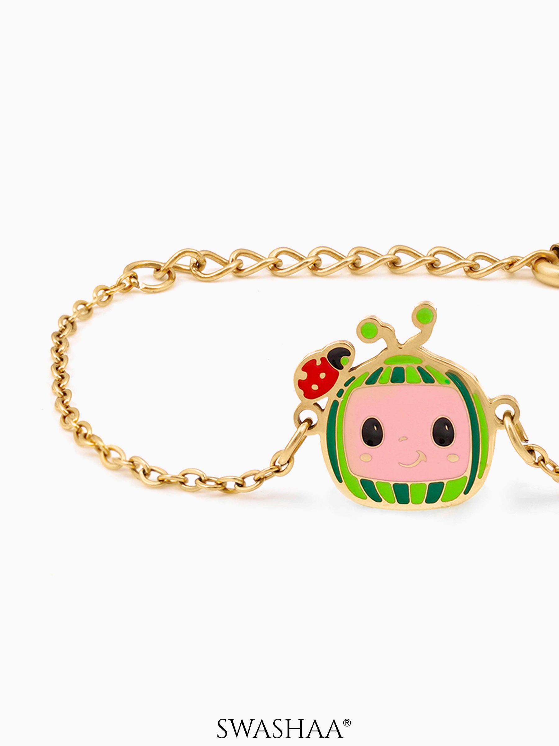 Cocomelon 18K Gold Plated Kid's Bracelet