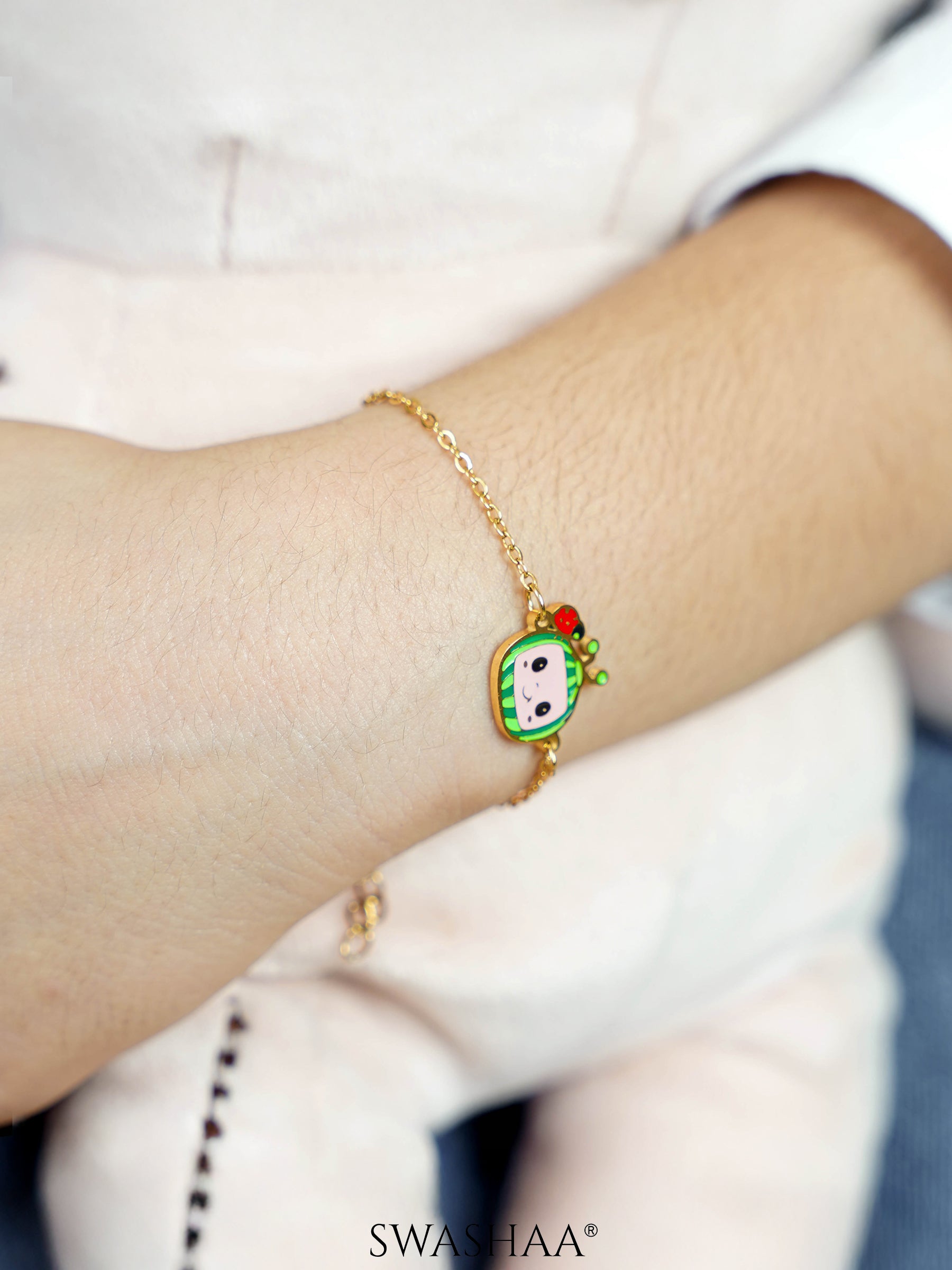 Cocomelon 18K Gold Plated Kid's Bracelet