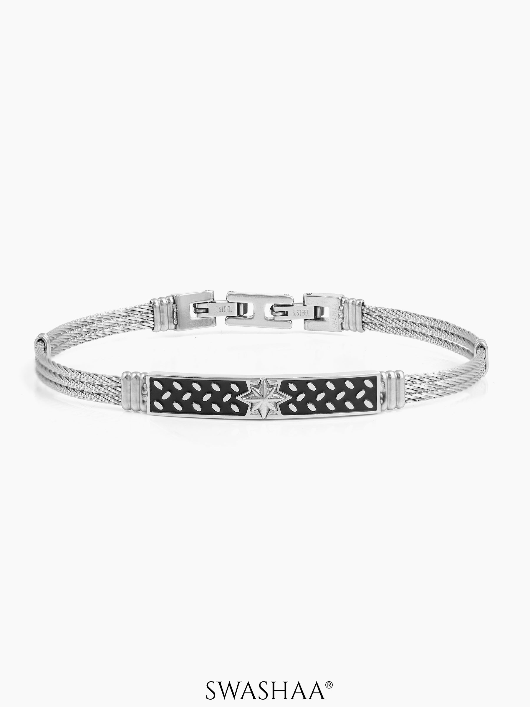 Conan Wired Men's Bracelet Silver