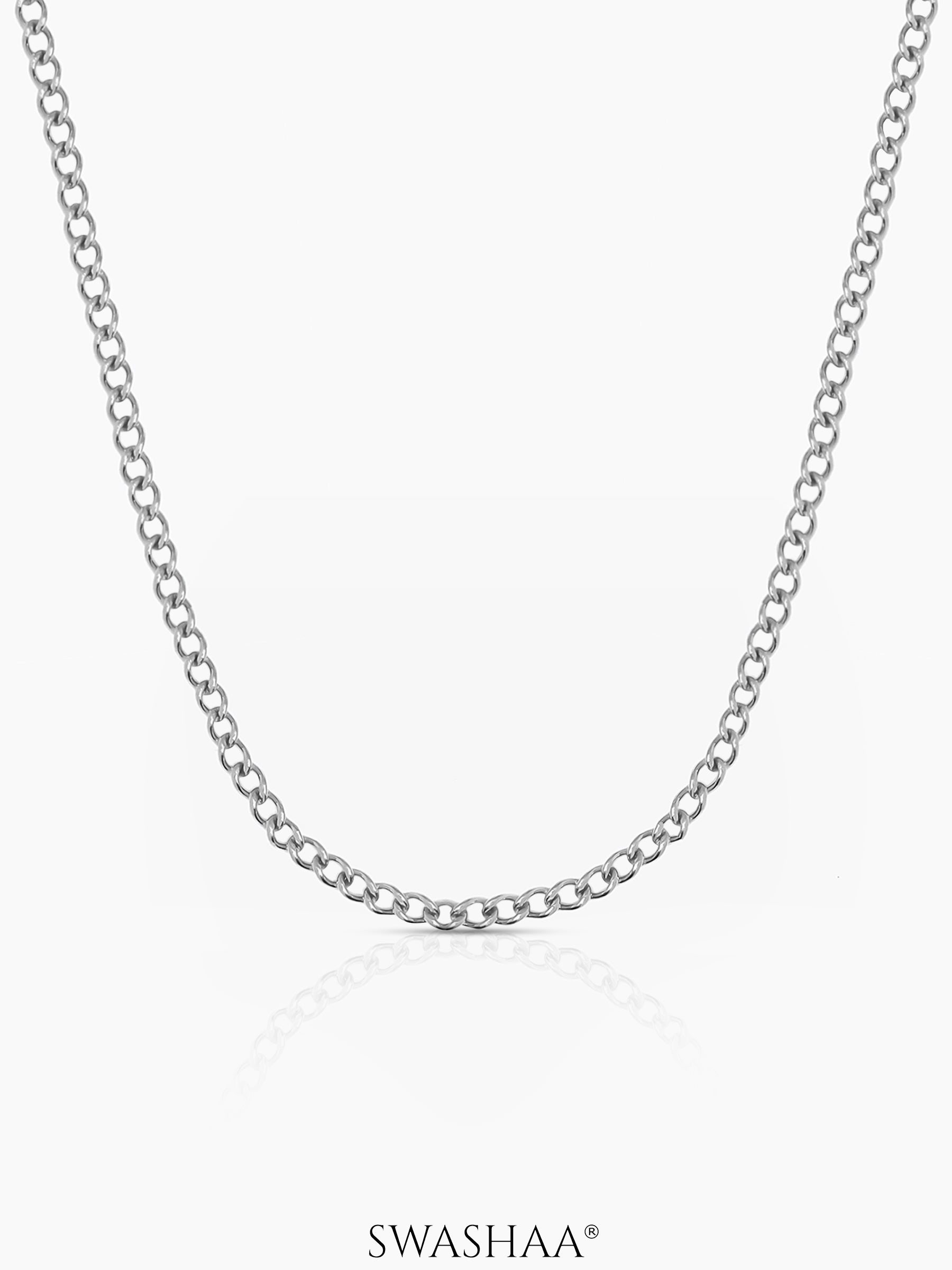Connel 2 MM Men's Chain Silver