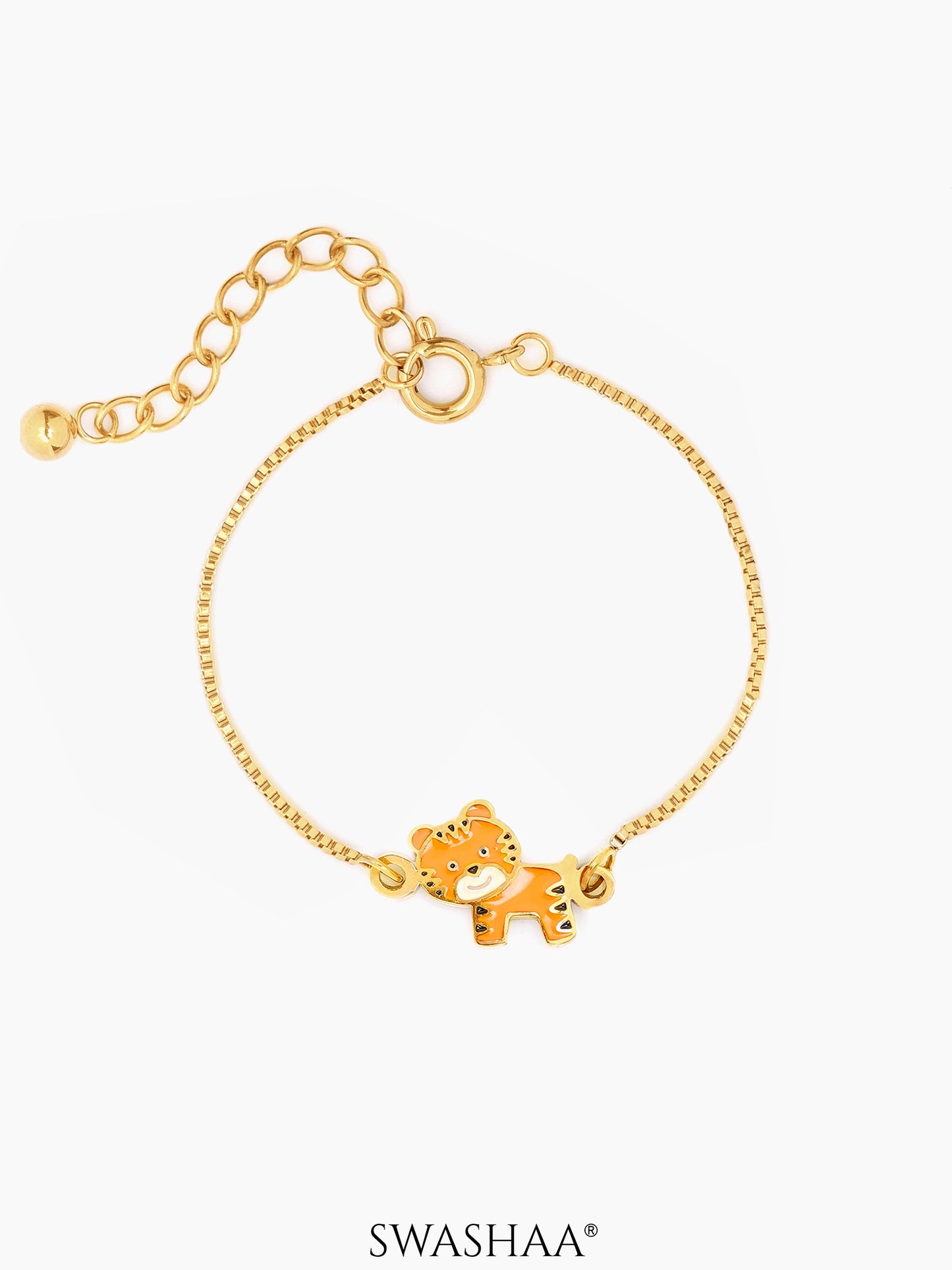 Cub Charm 18K Gold Plated Kid's Bracelet