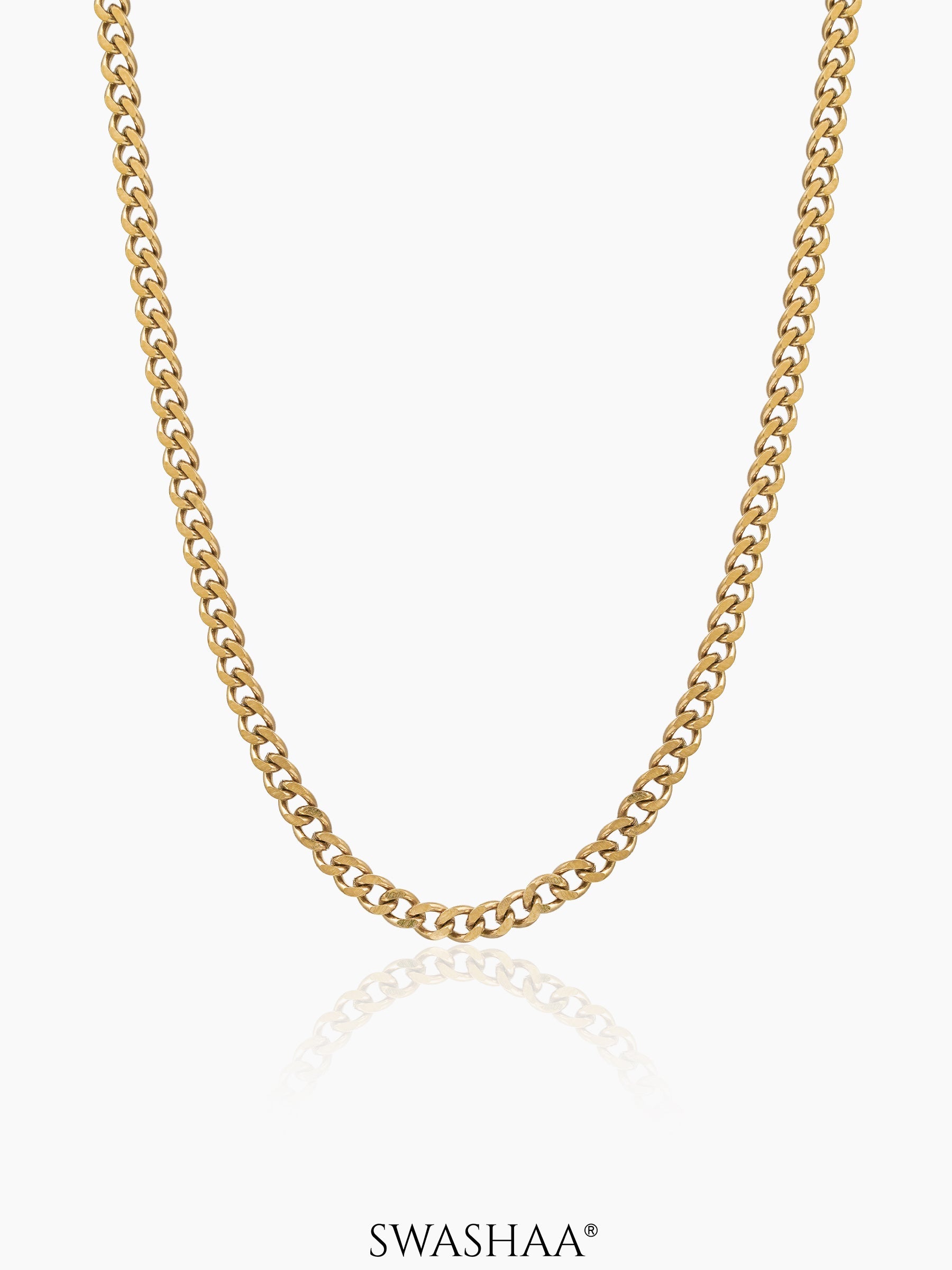 Cuban 3 MM Men's Chain 18K Gold Plated