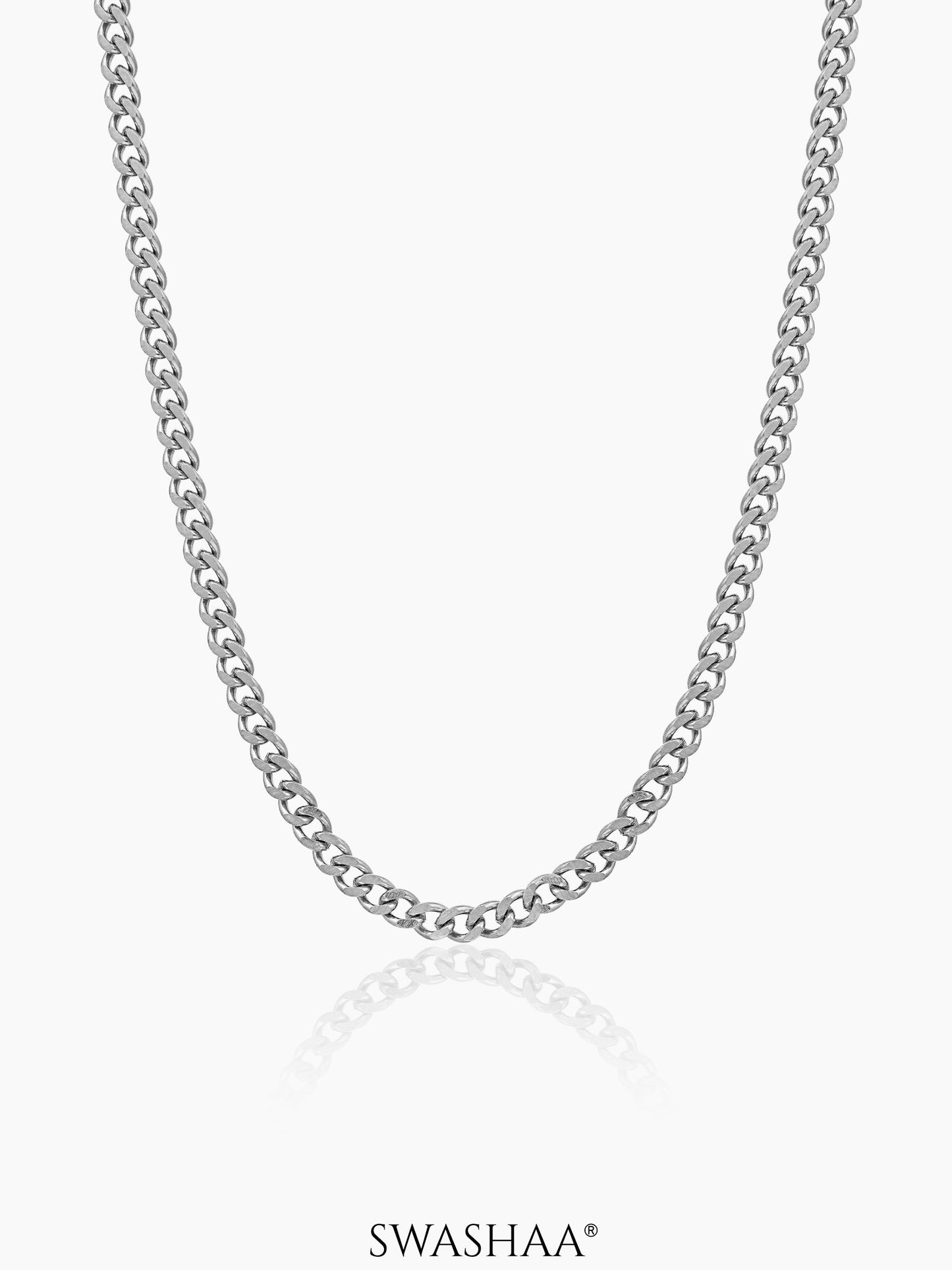 Cuban 3 MM Men's Chain Silver