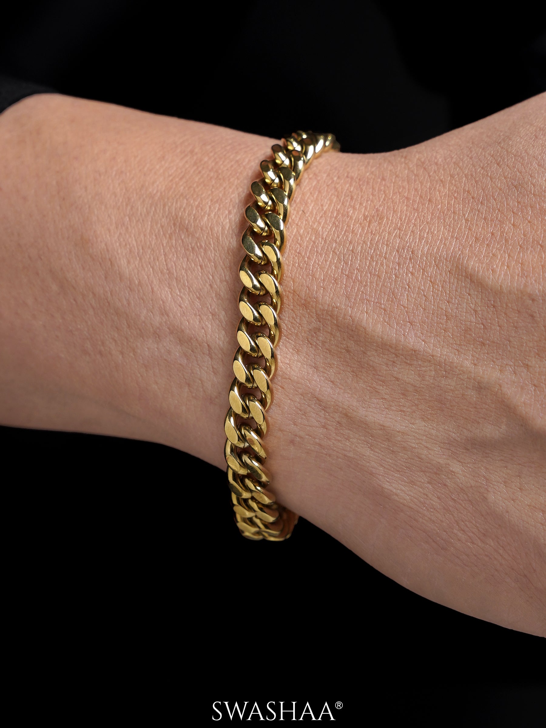Cuban Chain 8 MM Men's Bracelet