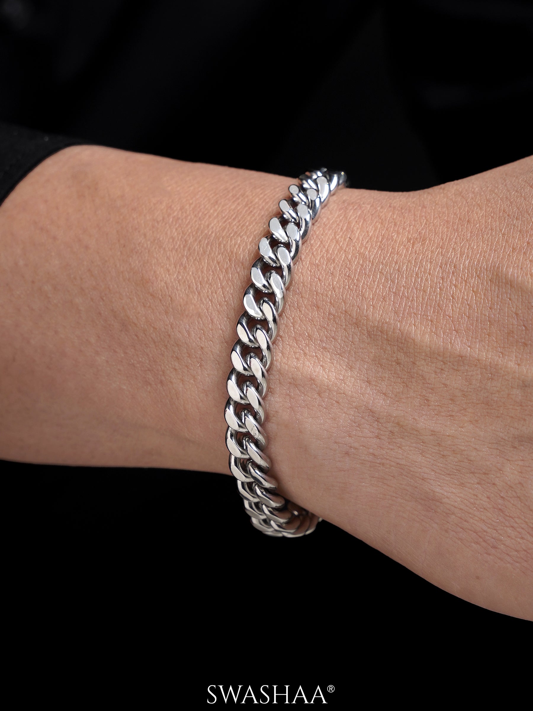 Cuban Chain 8 MM Men's Bracelet